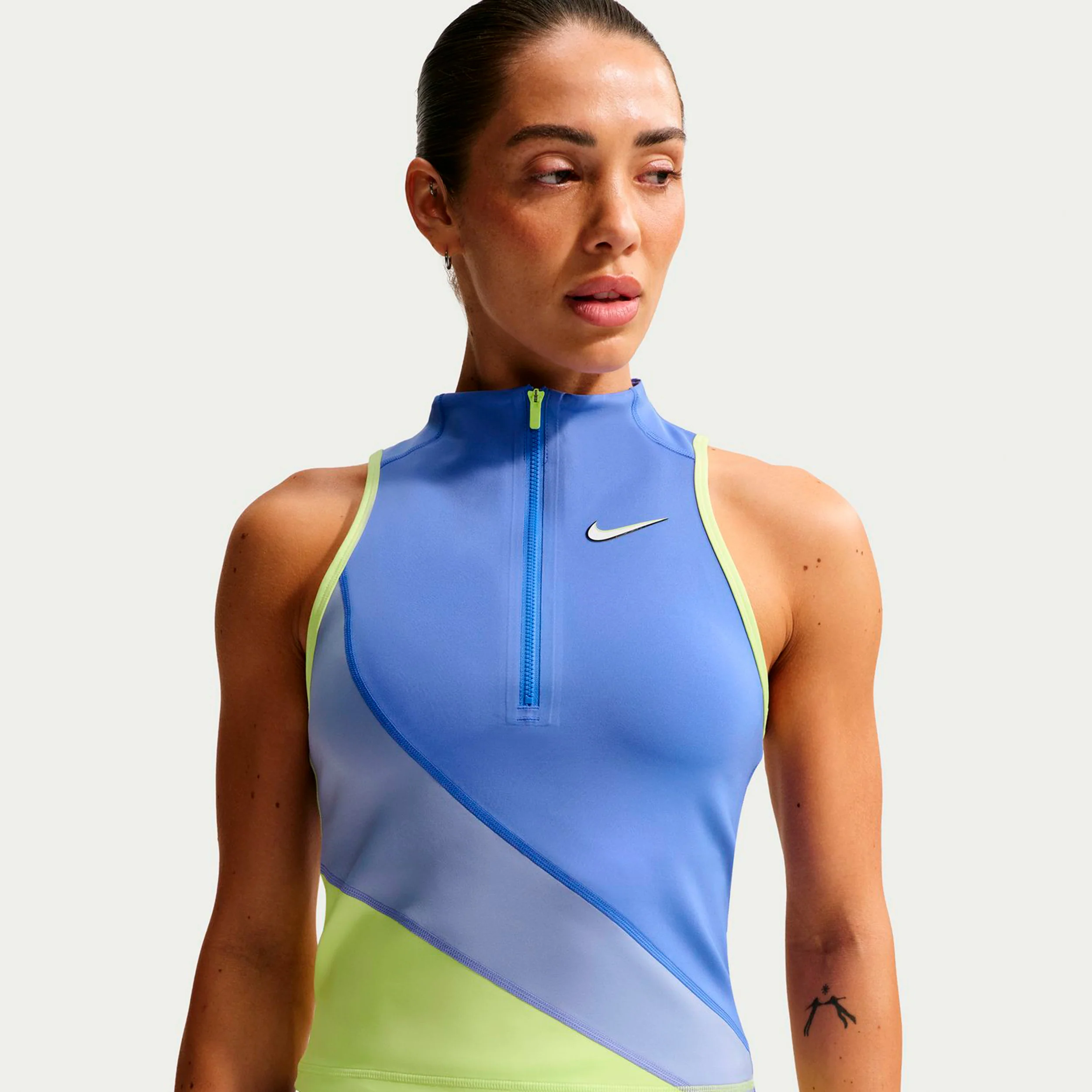 Court Dri-Fit Slam Tank-Top Damen-blau, blaugrau