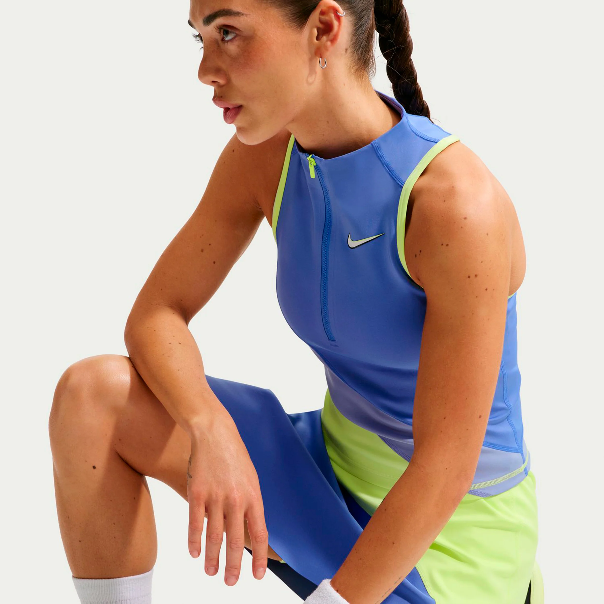 Court Dri-Fit Slam Tank-Top Damen-blau, blaugrau - Image 4