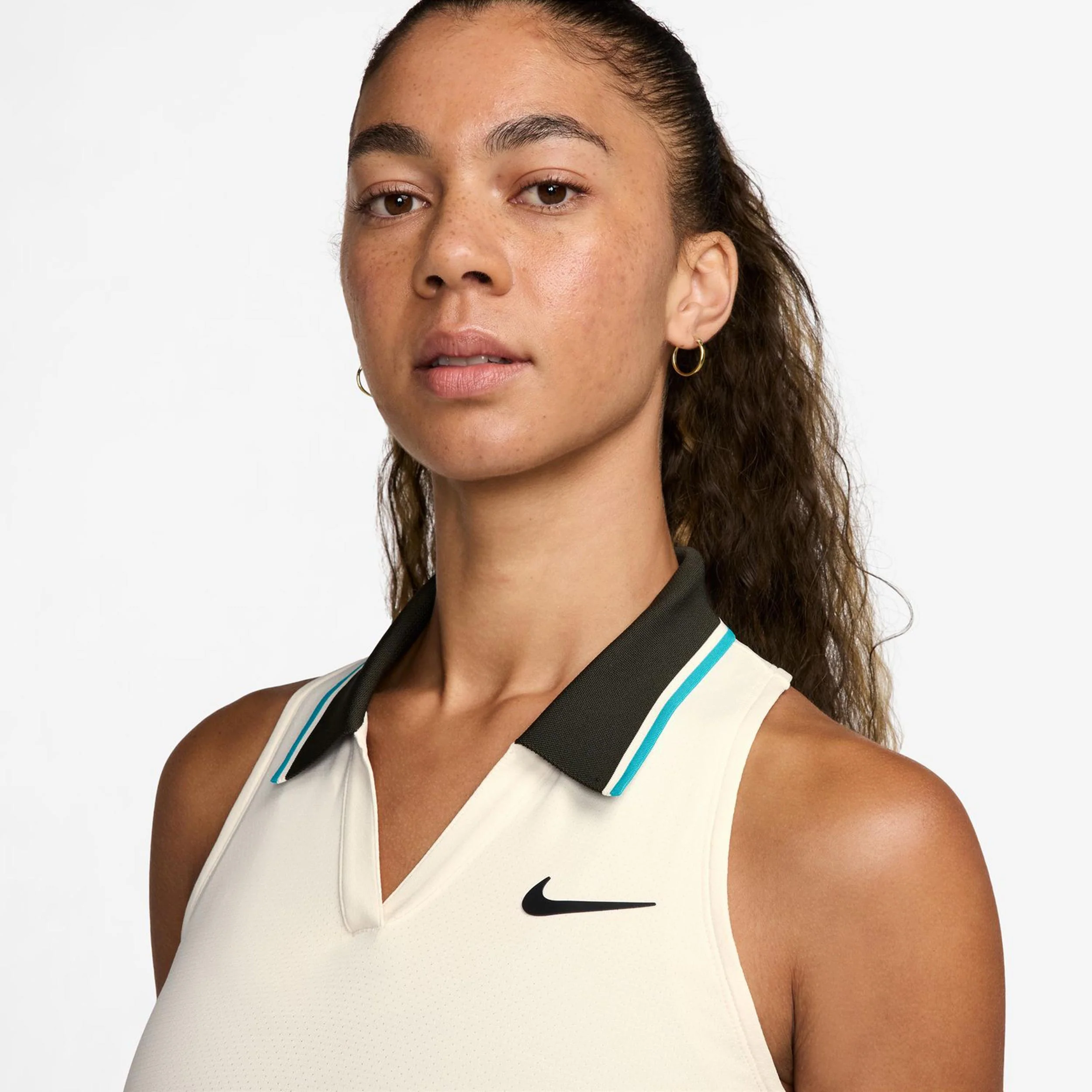 Court Dri-FIT Slam Tank-Top Damen-Creme,Braun - Image 6