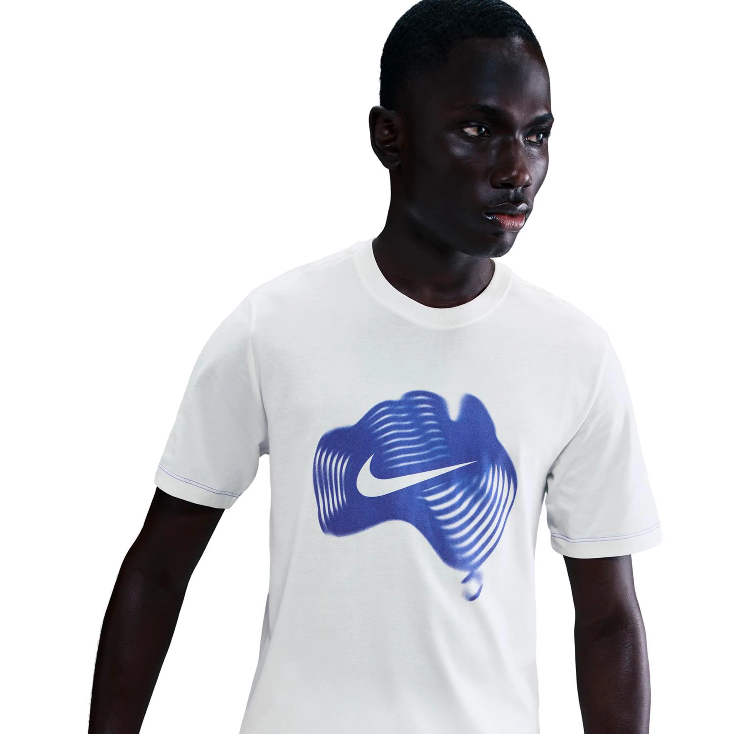 Court Dri-Fit T-Shirt Herren-creme, blau - Image 4