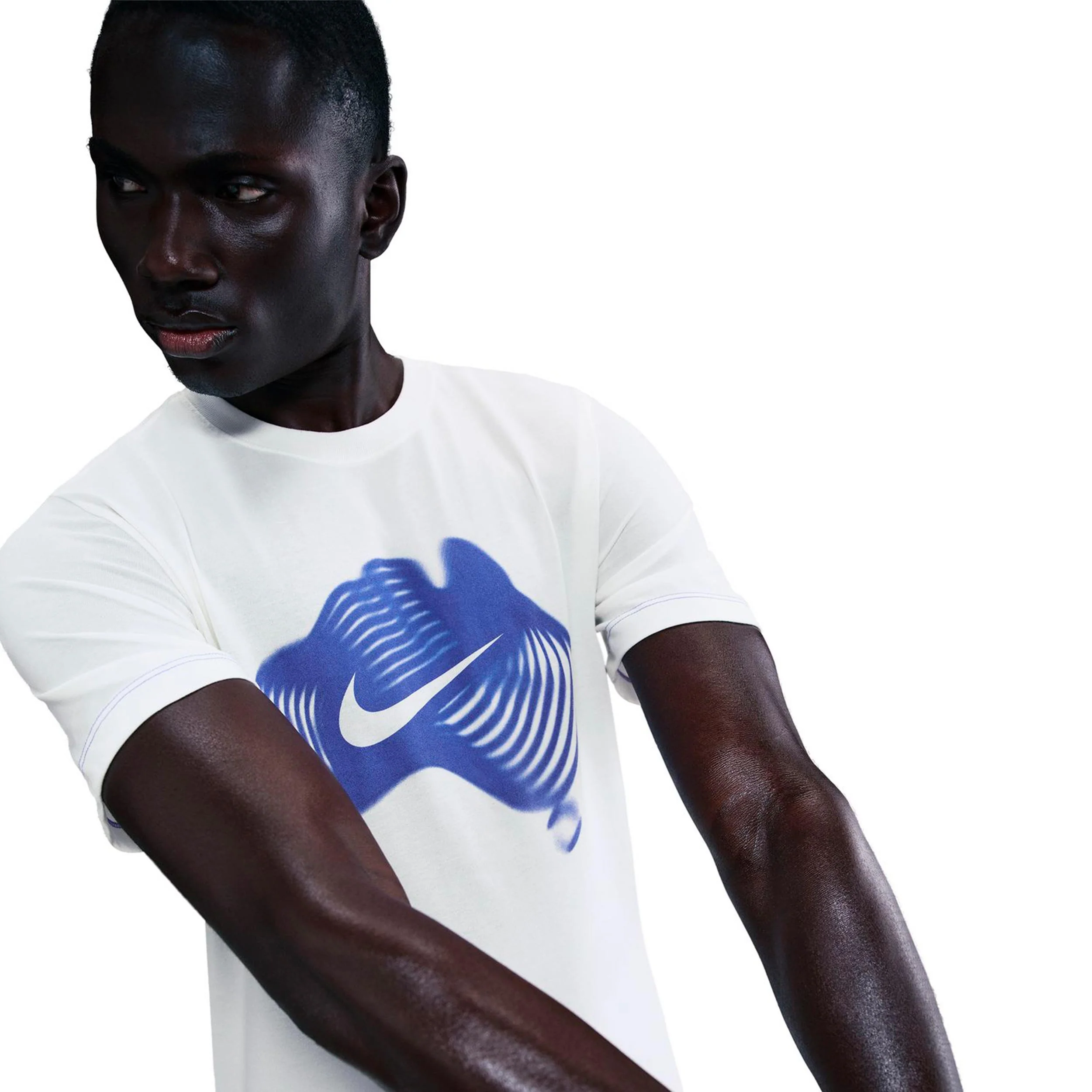 Court Dri-Fit T-Shirt Herren-creme, blau - Image 6