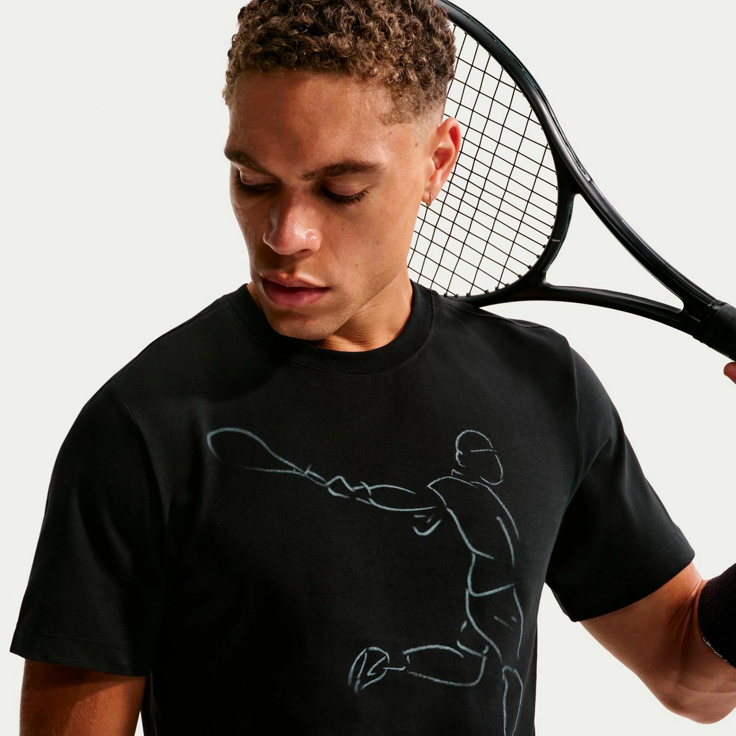 Court Dri-Fit T-Shirt Herren - schwarz - Image 4