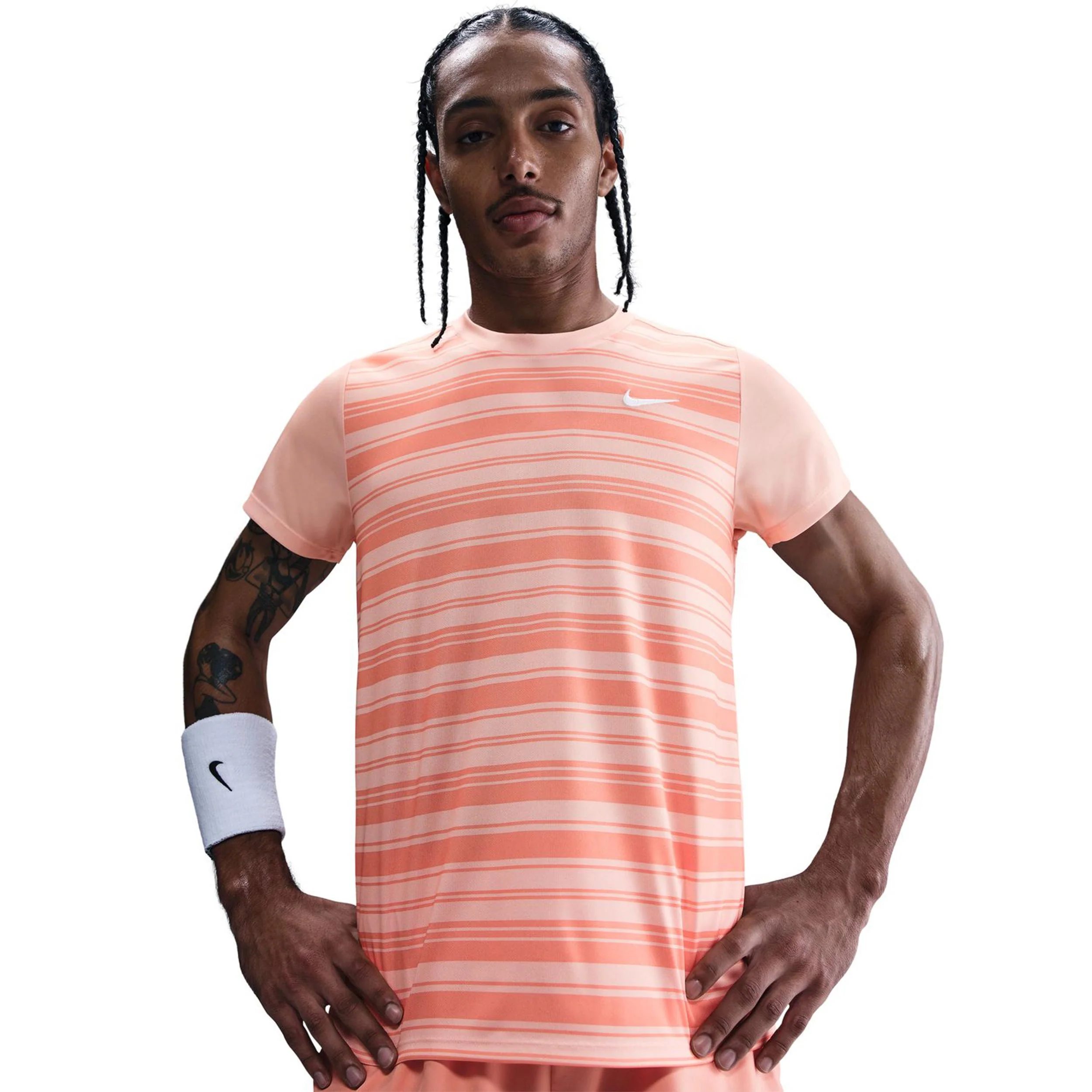 Court Dri-FIT Victory Print T-Shirt Herren-Koralle - Image 4