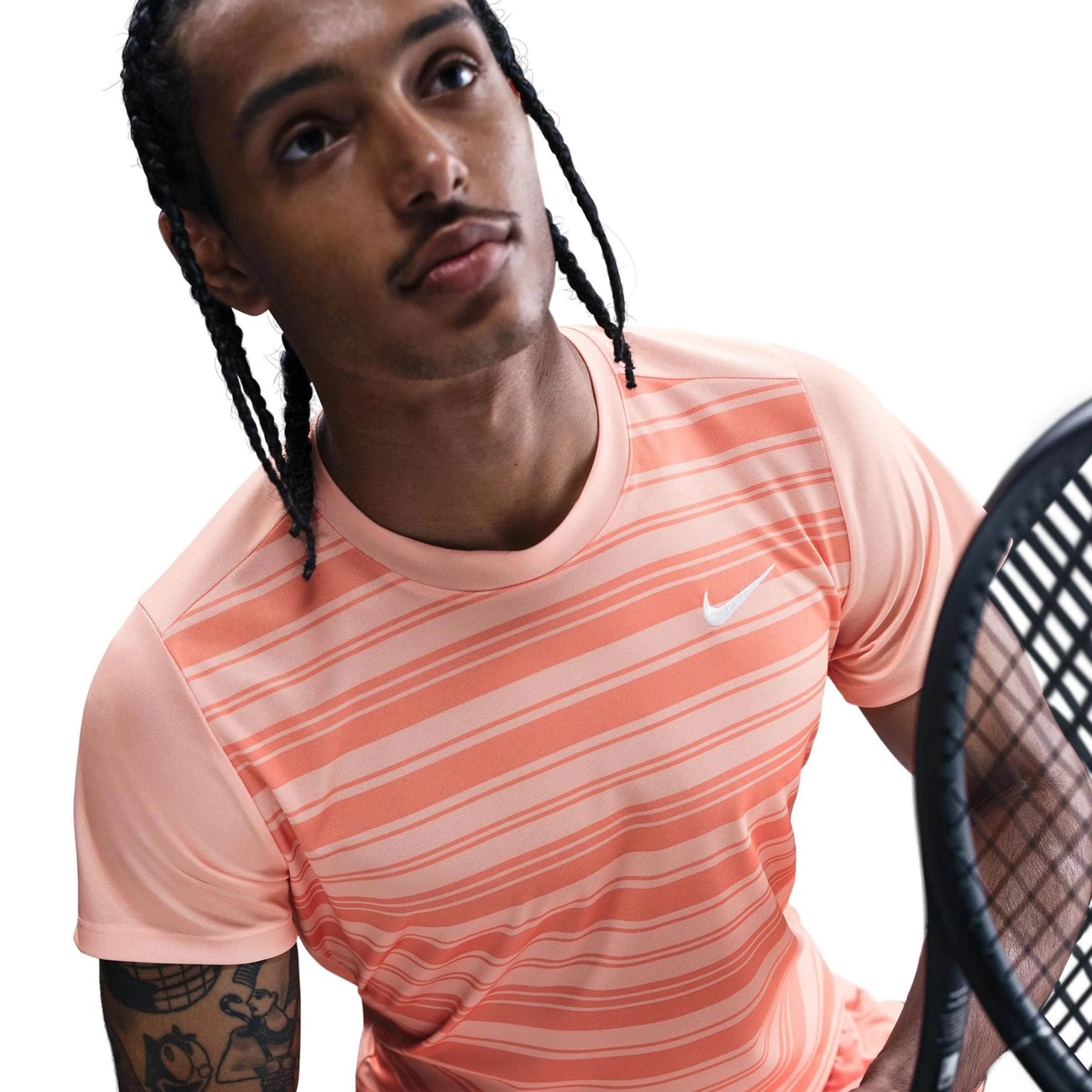 Court Dri-FIT Victory Print T-Shirt Herren-Koralle - Image 6