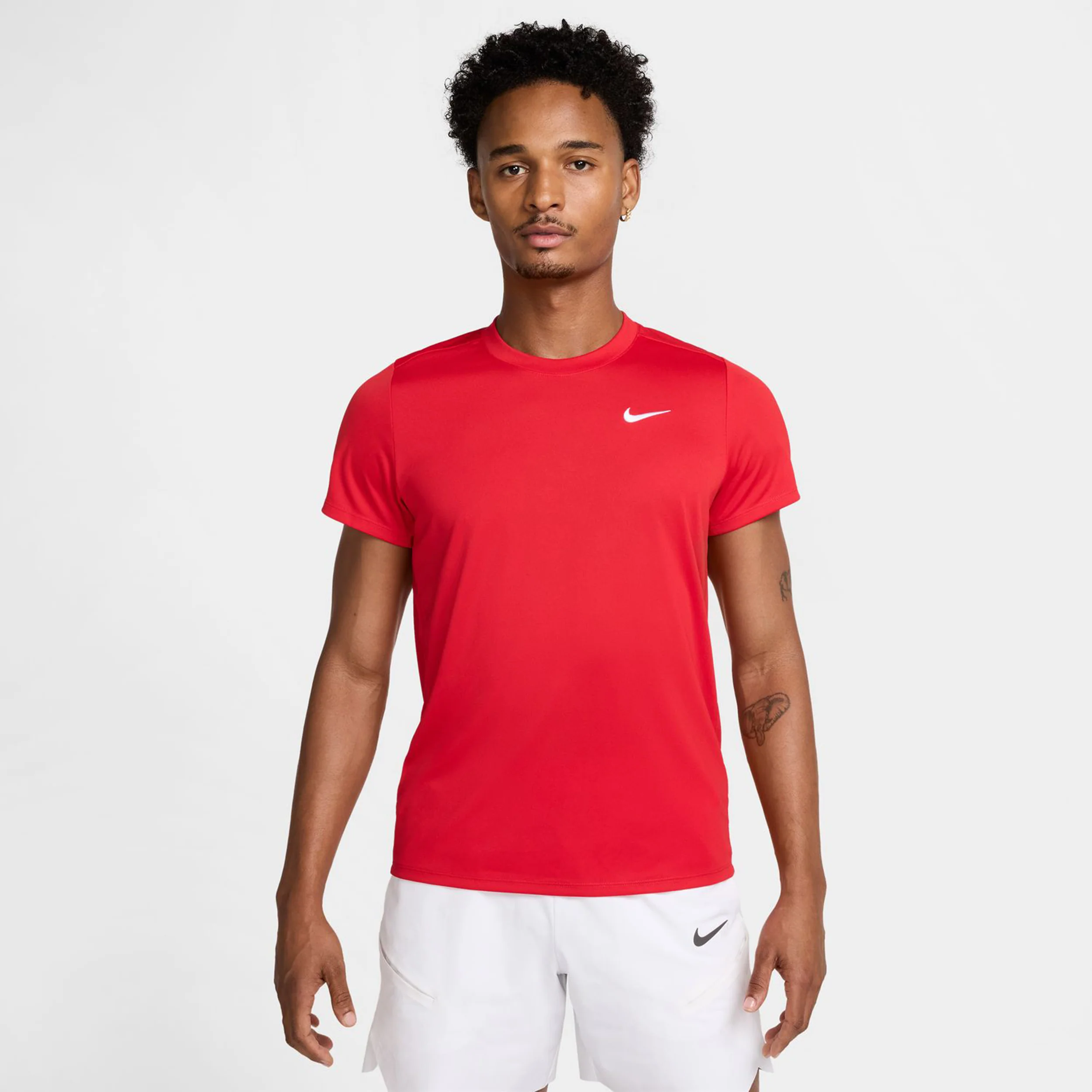 Court Dry Victory T-Shirt Herren-Rot,Weiß - Image 4
