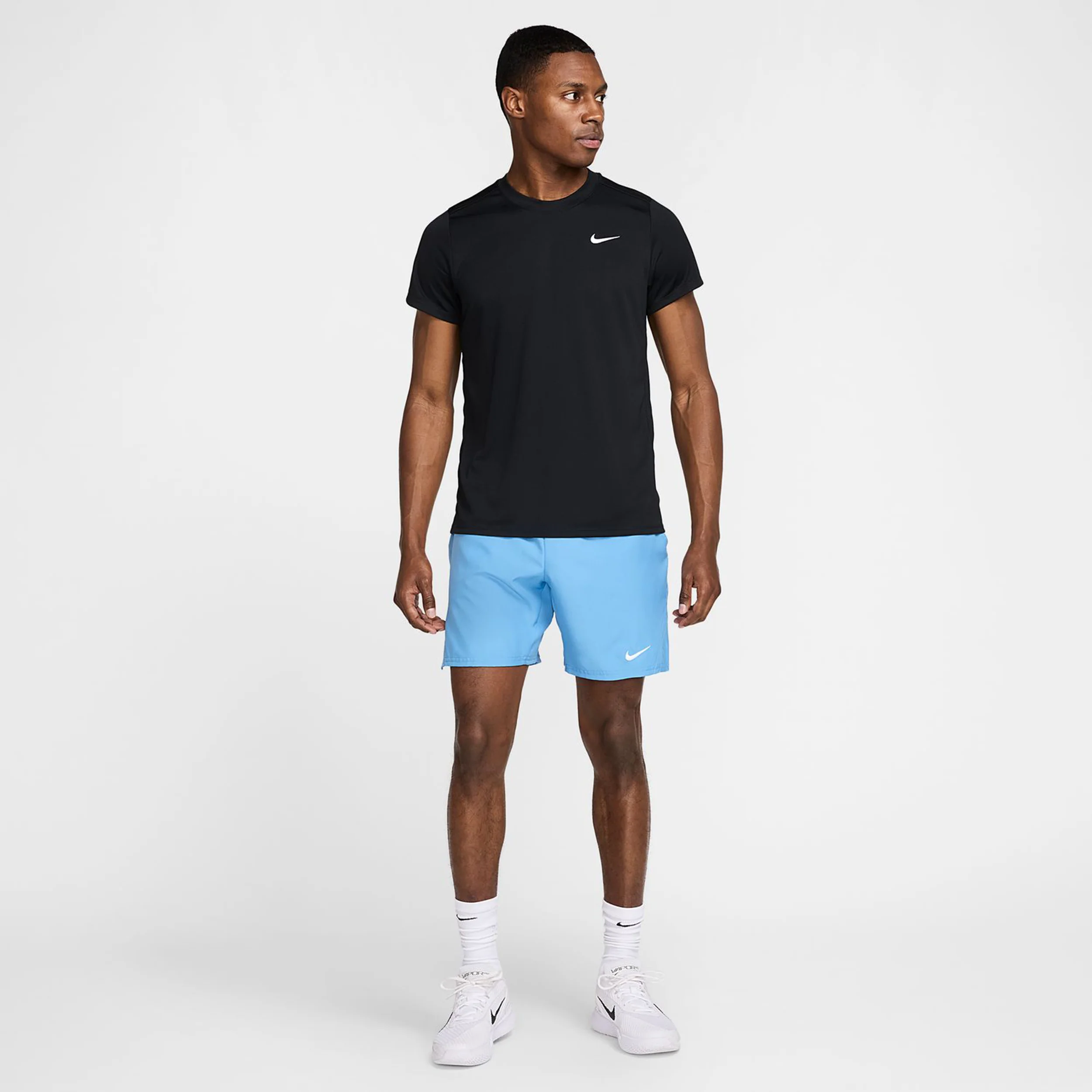 Court Dry Victory T-Shirt Herren-Schwarz,Weiß - Image 8
