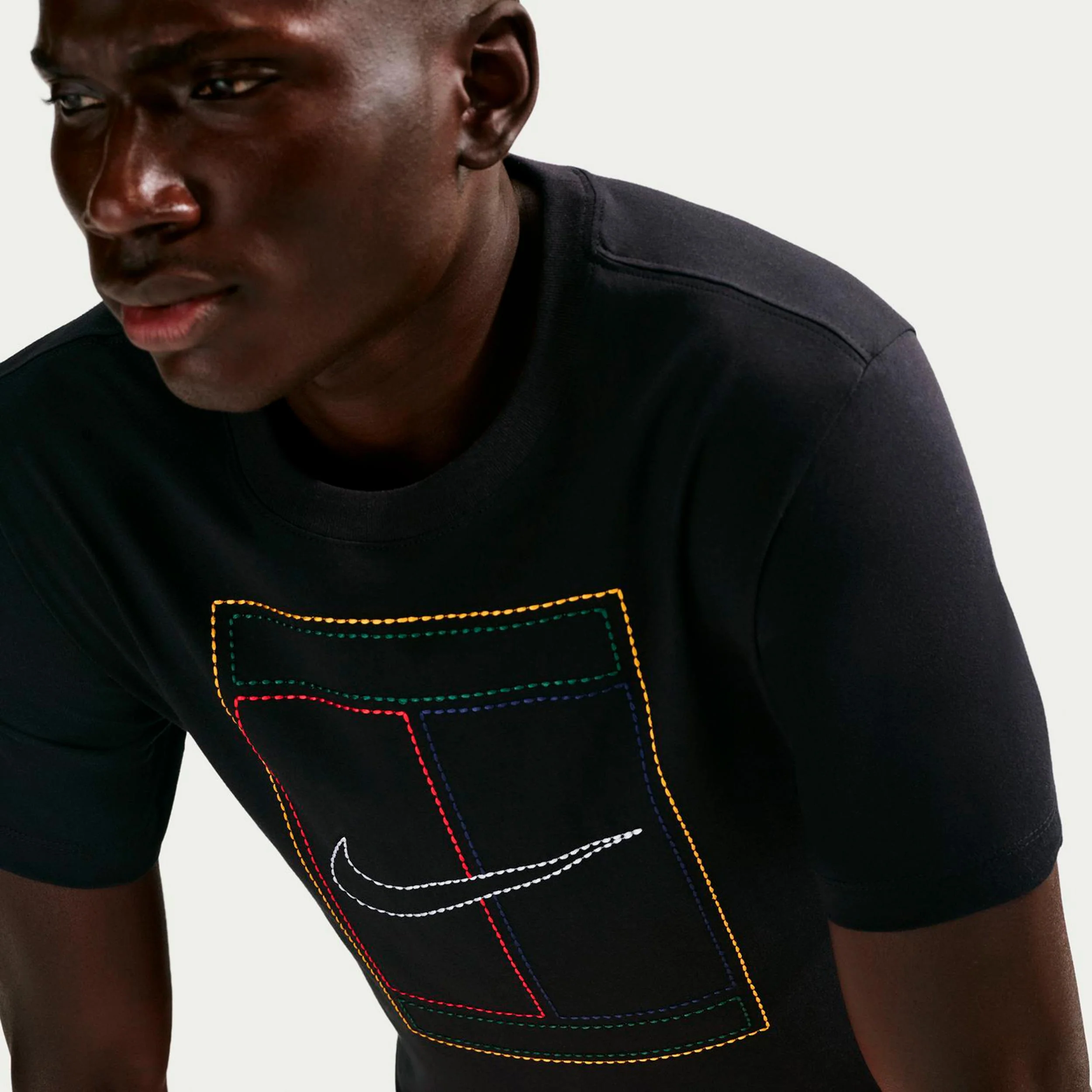 Court Heritage T-Shirt Herren-schwarz - Image 5