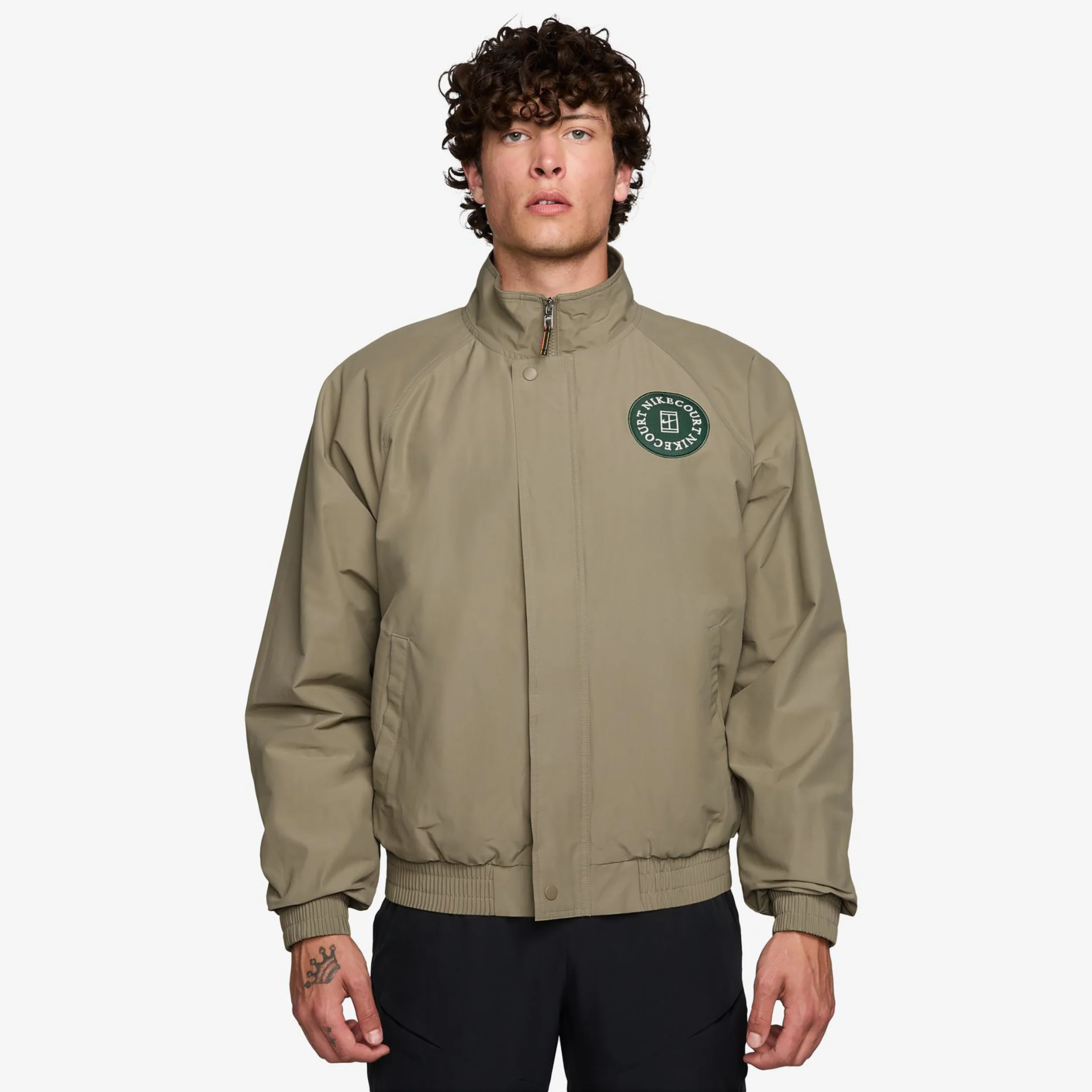 Court Heritage Trainingsjacke Herren - oliv, dunkelgrün