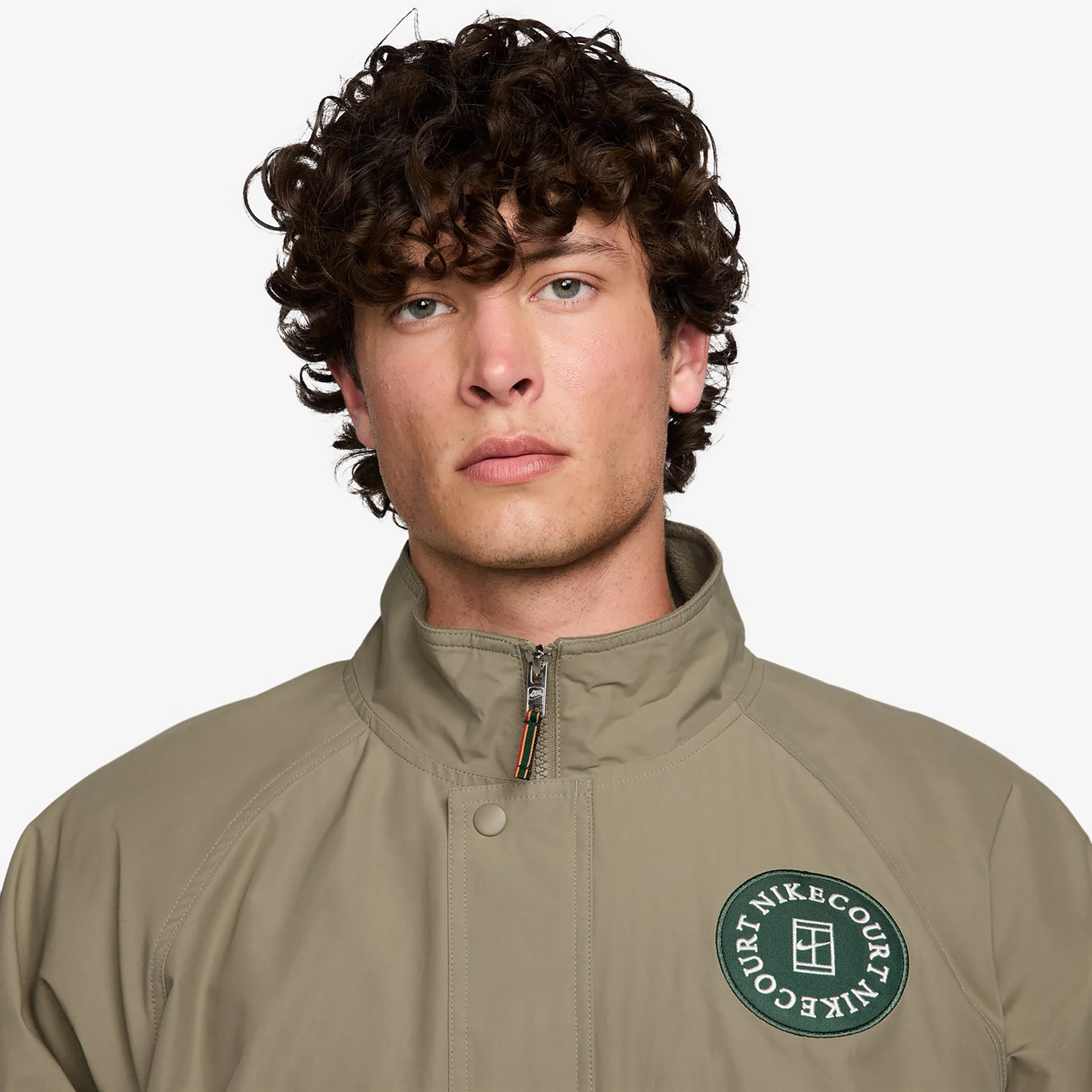 Court Heritage Trainingsjacke Herren - oliv, dunkelgrün - Image 3