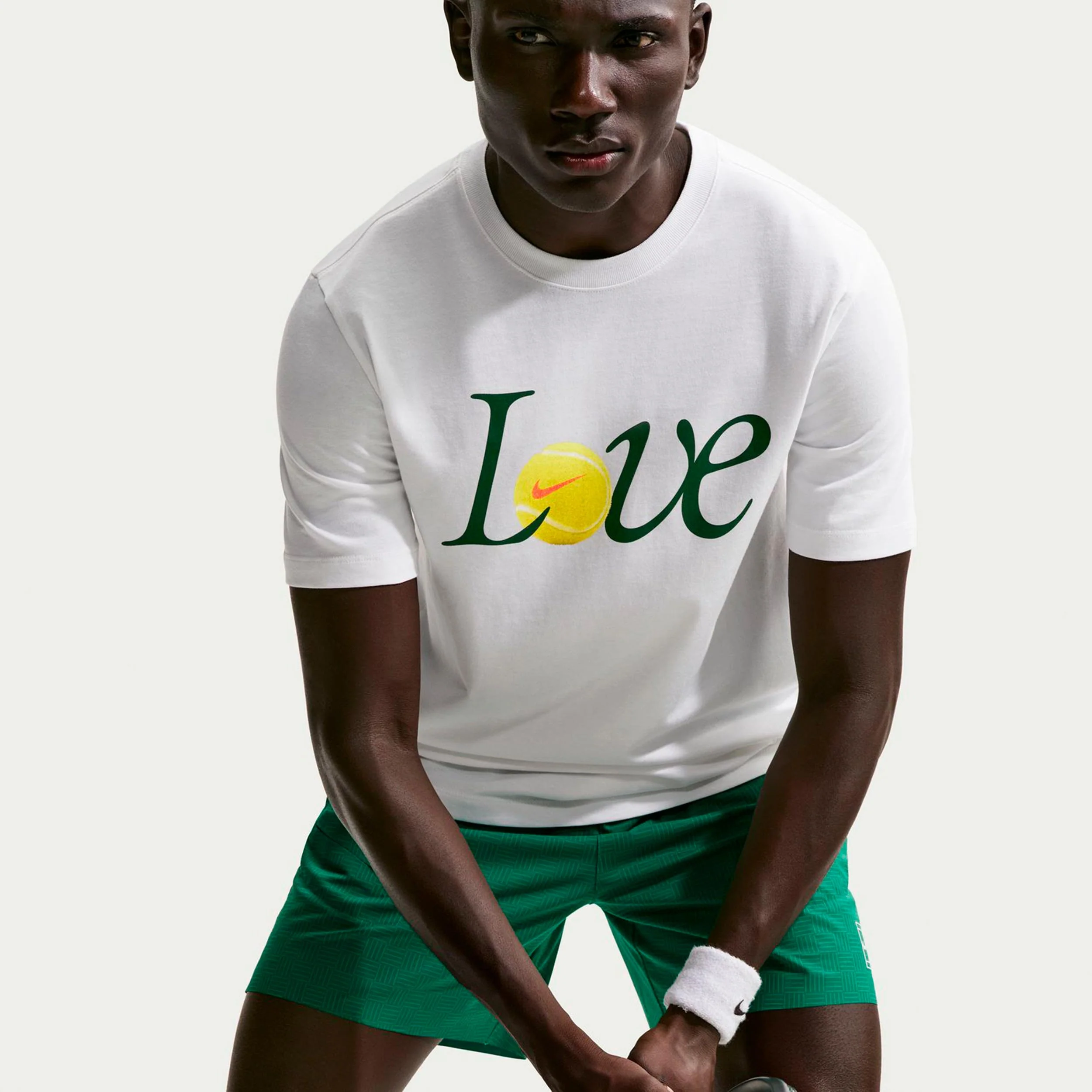 Court Love T-Shirt Herren - weiß - Image 5