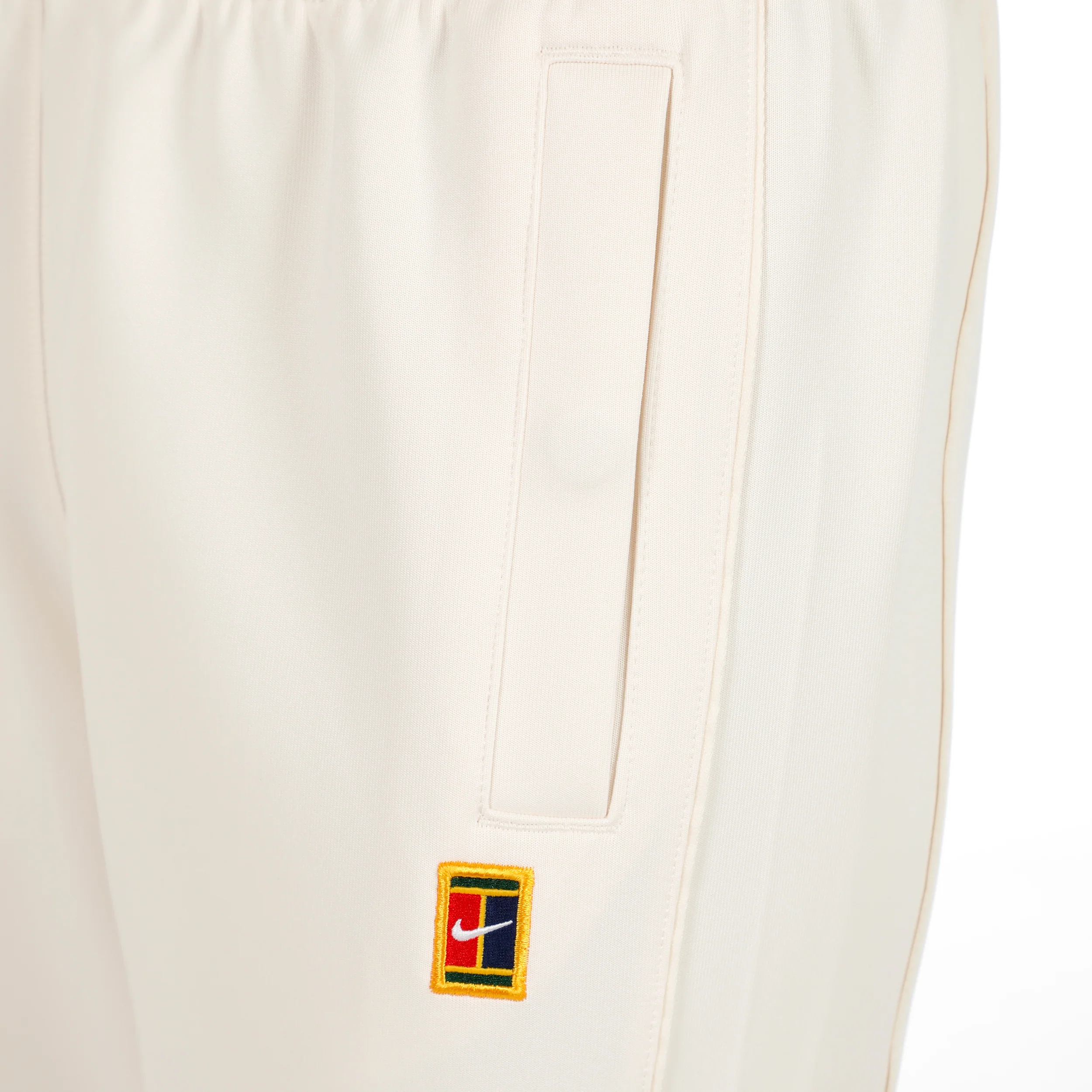 Court Polyknit High Rise Trainingshose Damen-Creme - Image 3