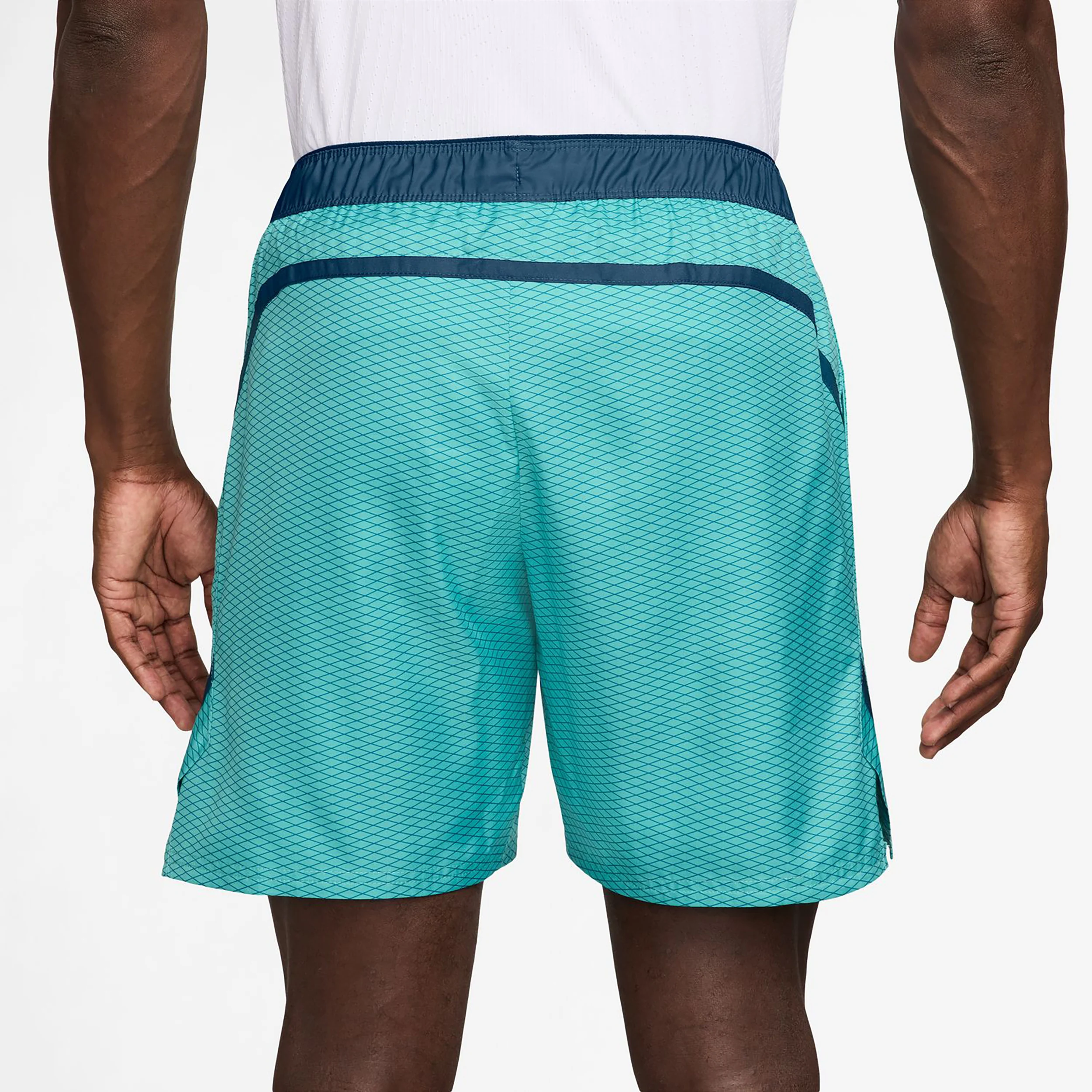 Court Victory Dri-Fit 7in Aop Shorts Herren - türkis, petrol - Image 2