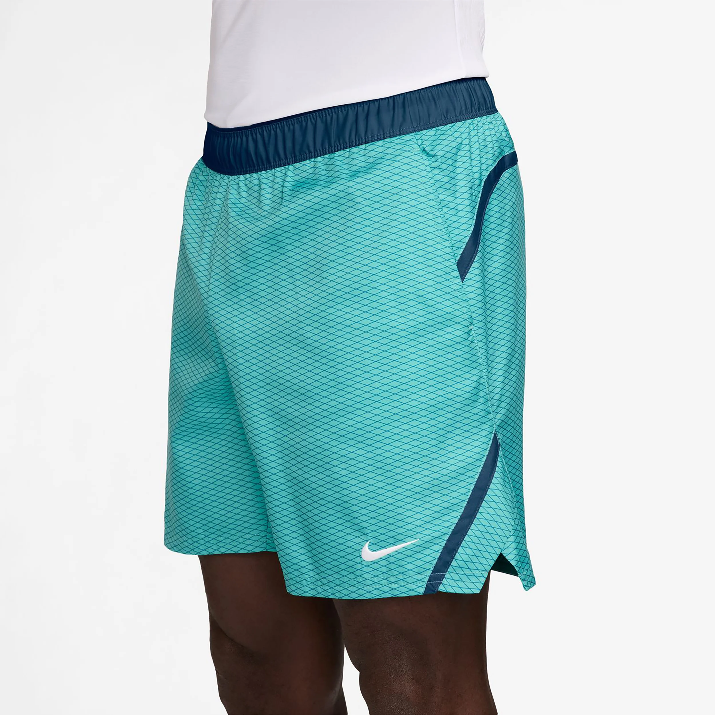 Court Victory Dri-Fit 7in Aop Shorts Herren - türkis, petrol - Image 3