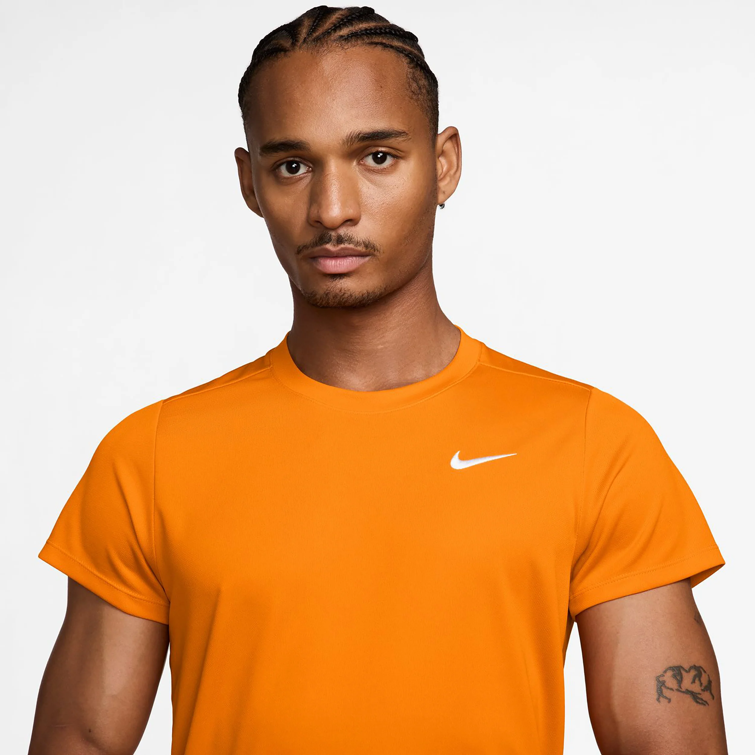 Court Victory Dry T-Shirt Herren - orange, weiß - Image 3
