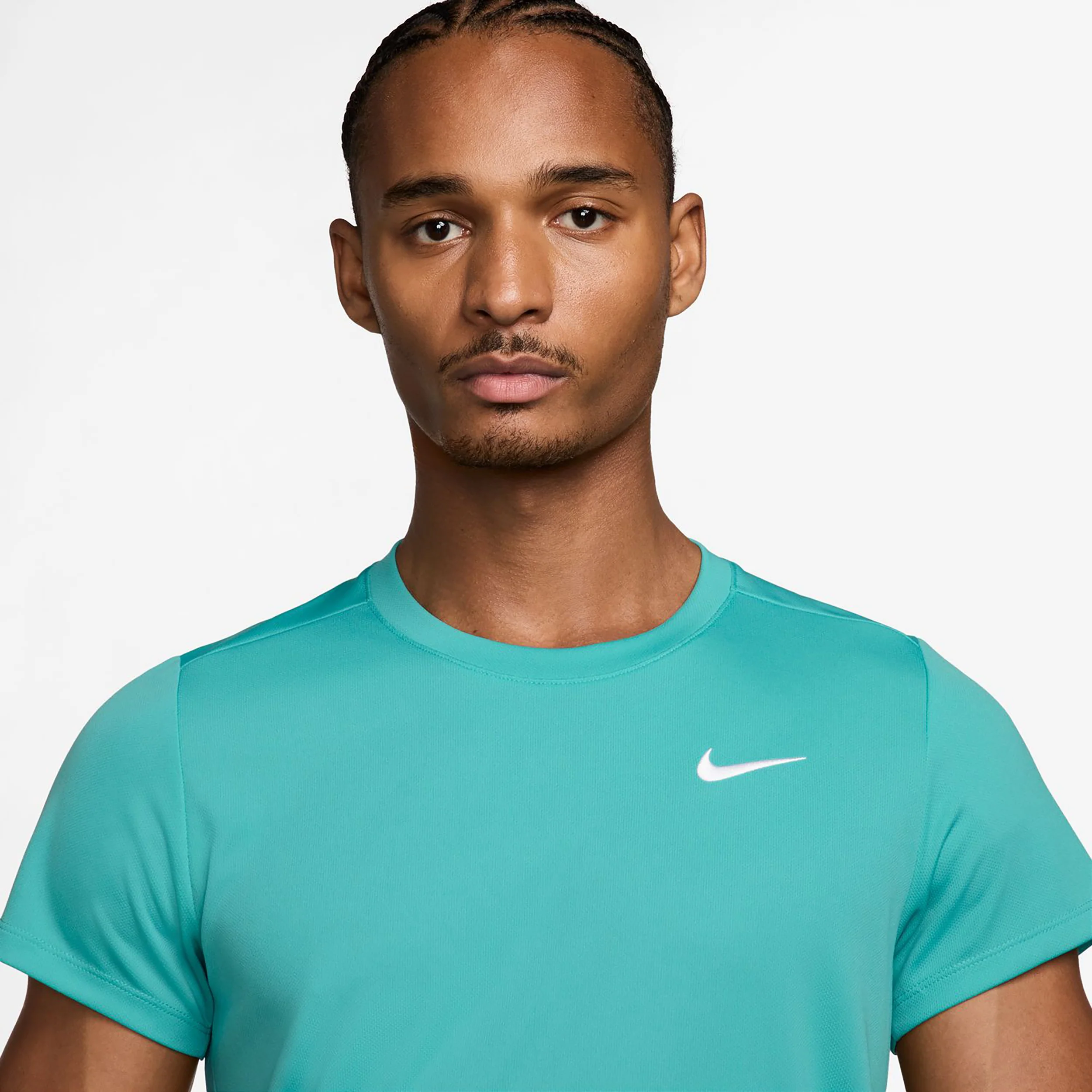 Court Victory Dry T-Shirt Herren - türkis, weiß - Image 3