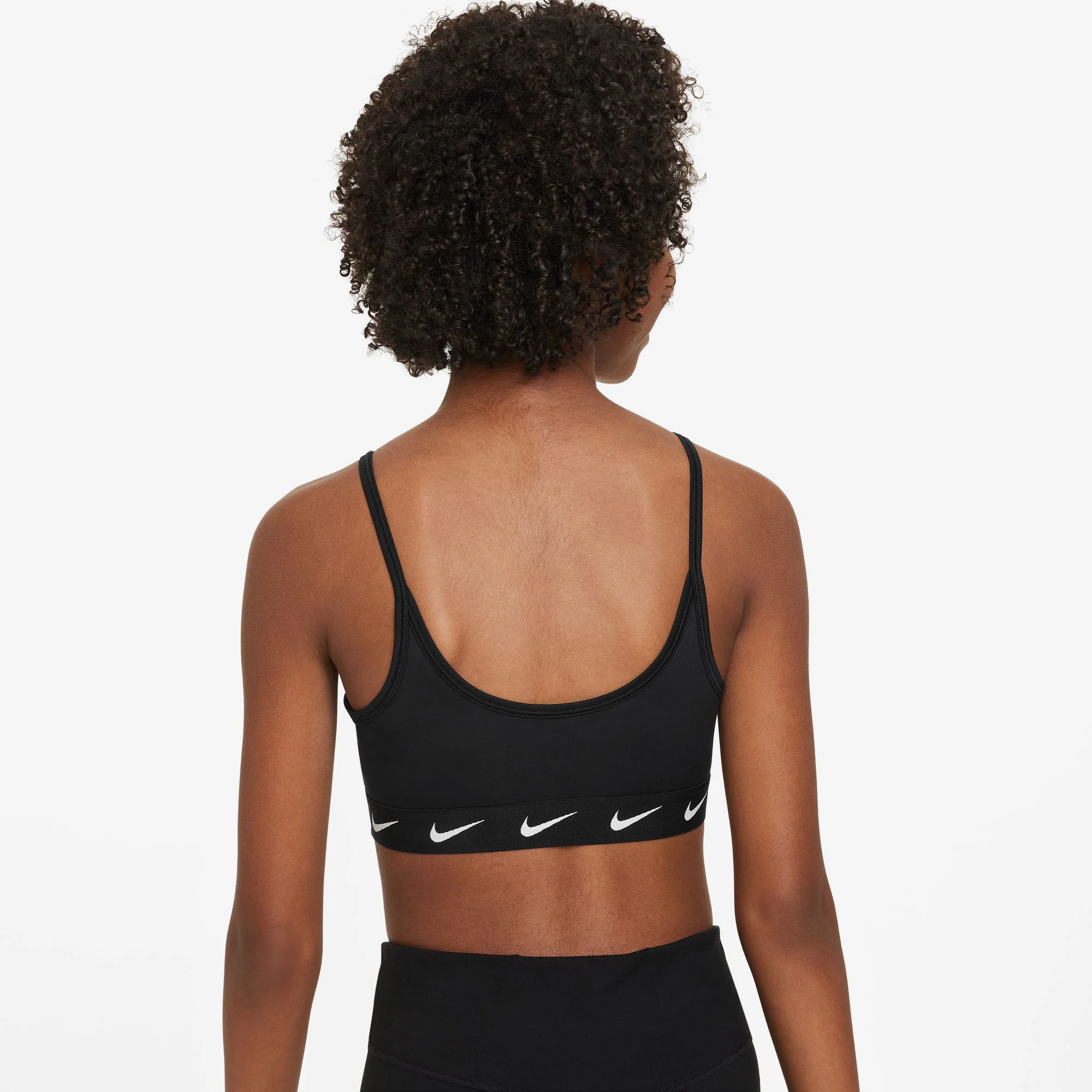 Dri-Fit Big Kids Sport-BH Mädchen-Schwarz - Image 5