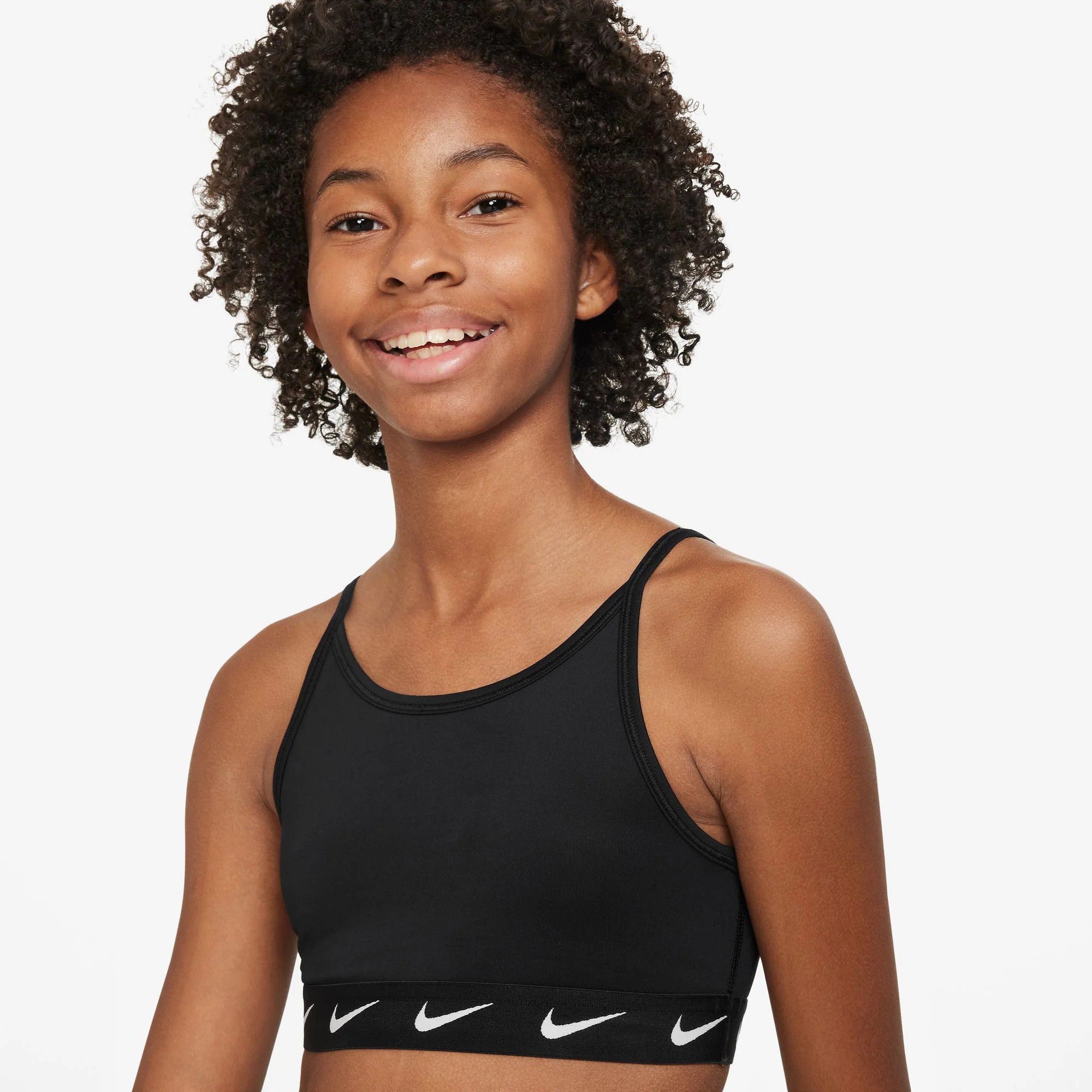 Dri-Fit Big Kids Sport-BH Mädchen-Schwarz - Image 6