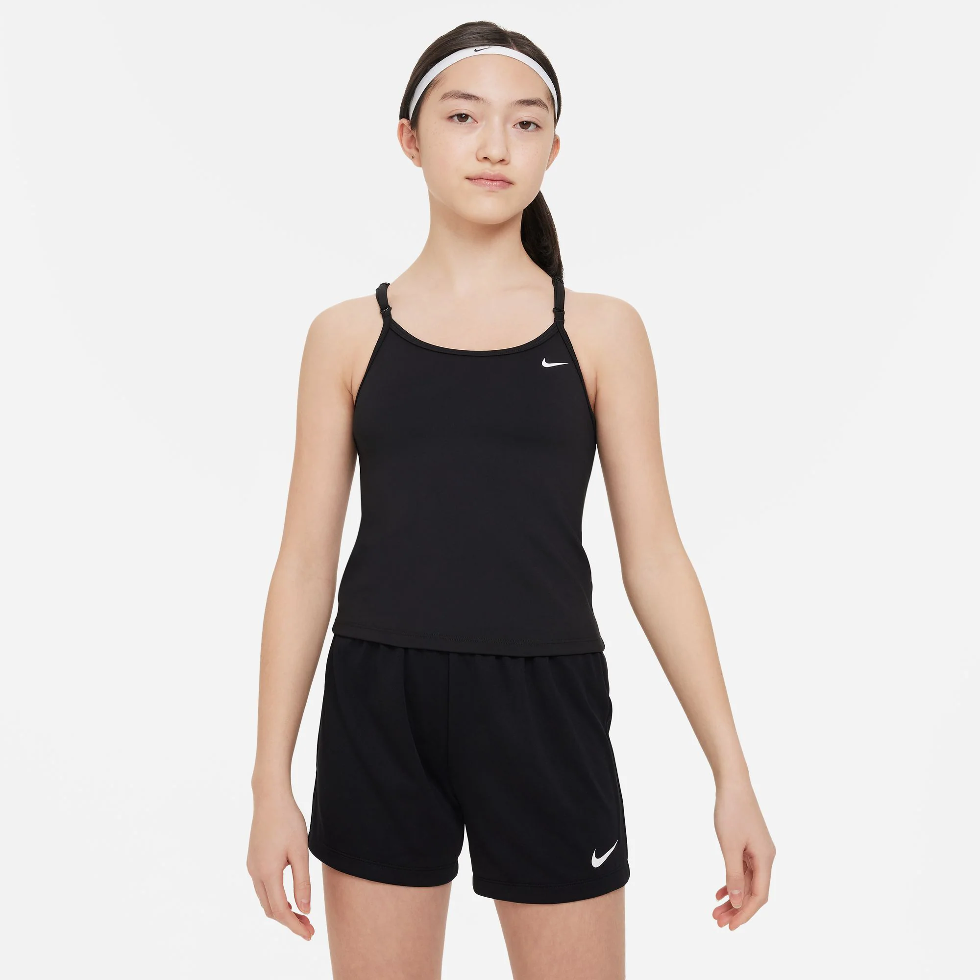 Dri-Fit Big Kids Tank Sport-BH Mädchen-Schwarz - Image 4