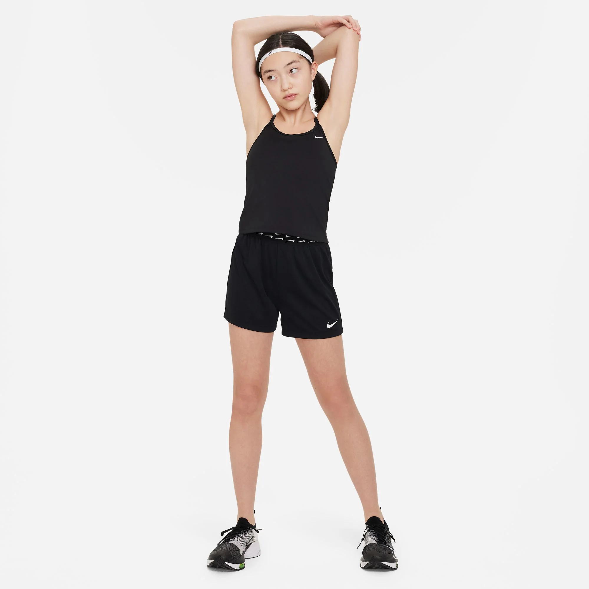 Dri-Fit Big Kids Tank Sport-BH Mädchen-Schwarz - Image 6
