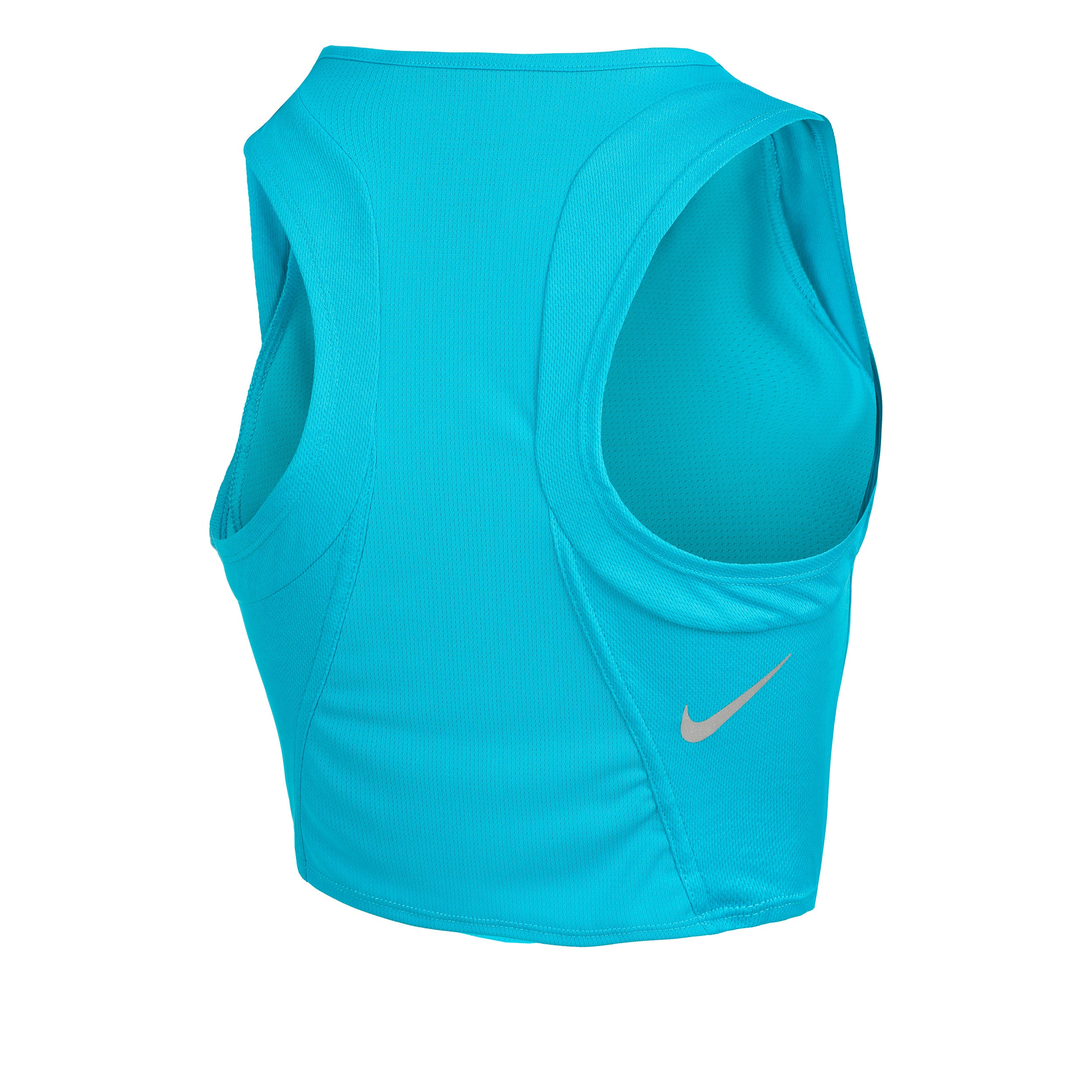 Dri-Fit Fast Crop Laufshirt Damen-Türkis - Image 2