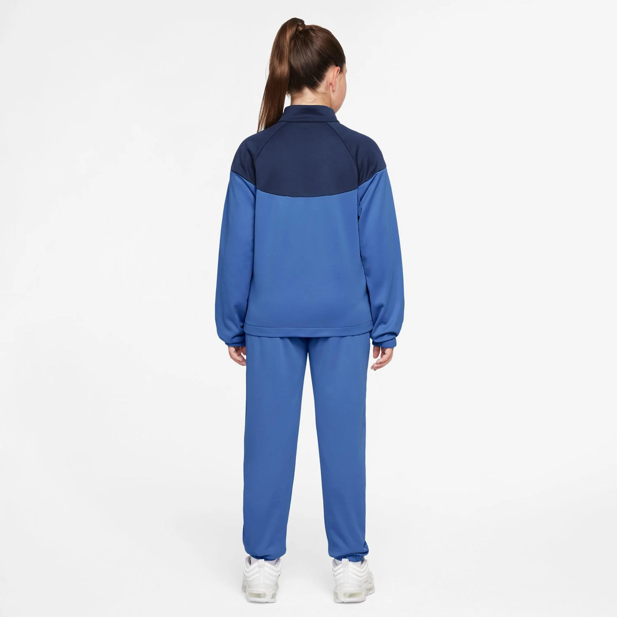 Dri-Fit Full-Zip Trainingsanzug Kinder-Blau,Blaugrau - Image 2