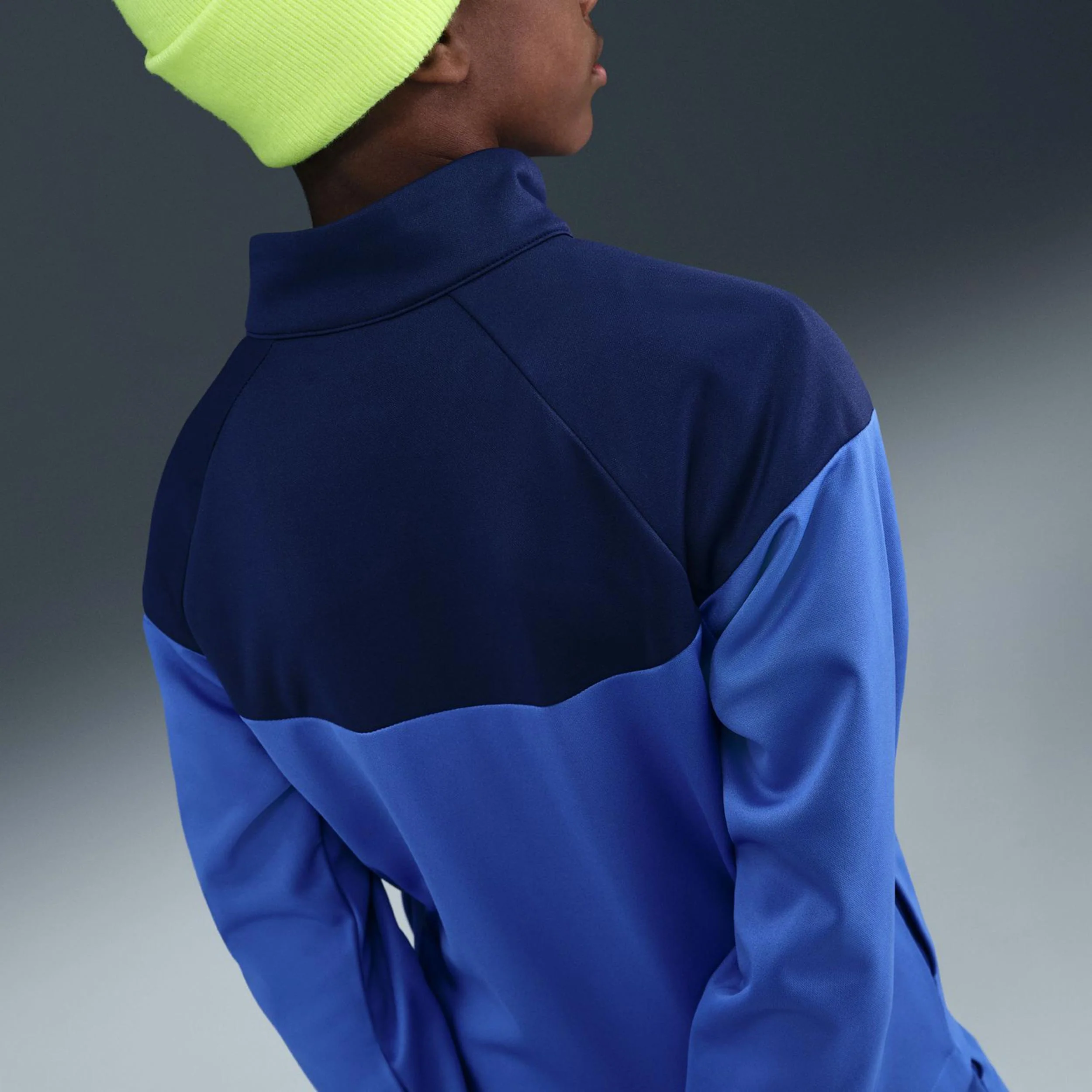 Dri-Fit Full-Zip Trainingsanzug Kinder-Blau,Blaugrau - Image 6