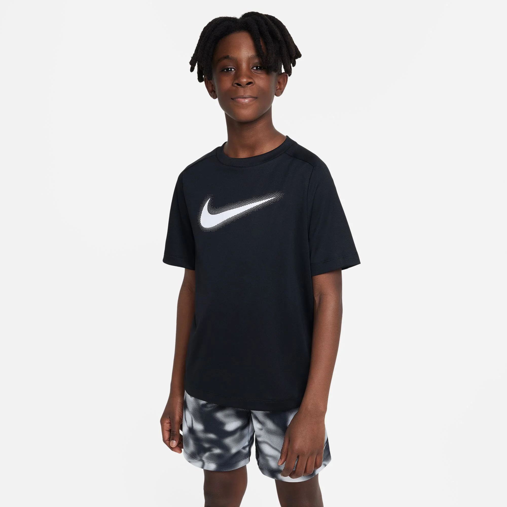 Dri-Fit Graphic T-Shirt Jungen-Schwarz,Weiß - Image 4