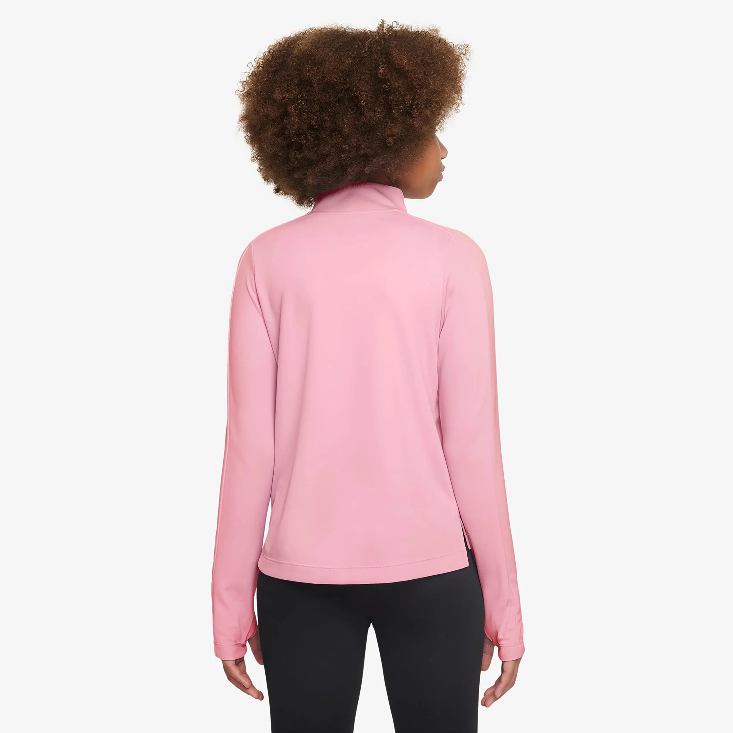 Dri-Fit Half-Zip Longsleeve MĂ€dchen-Rosa - Image 2