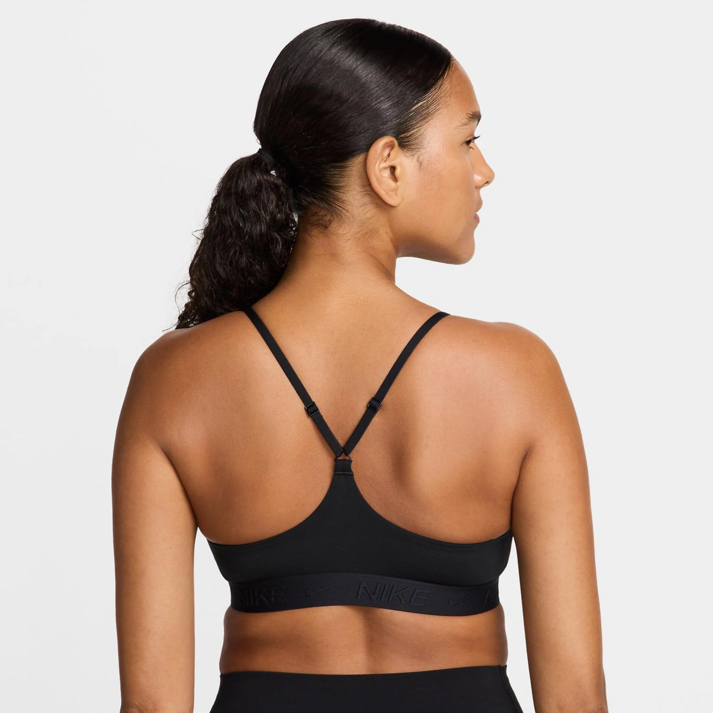Dri-Fit INDY LGT Support Sport-BH Damen-schwarz - Image 5
