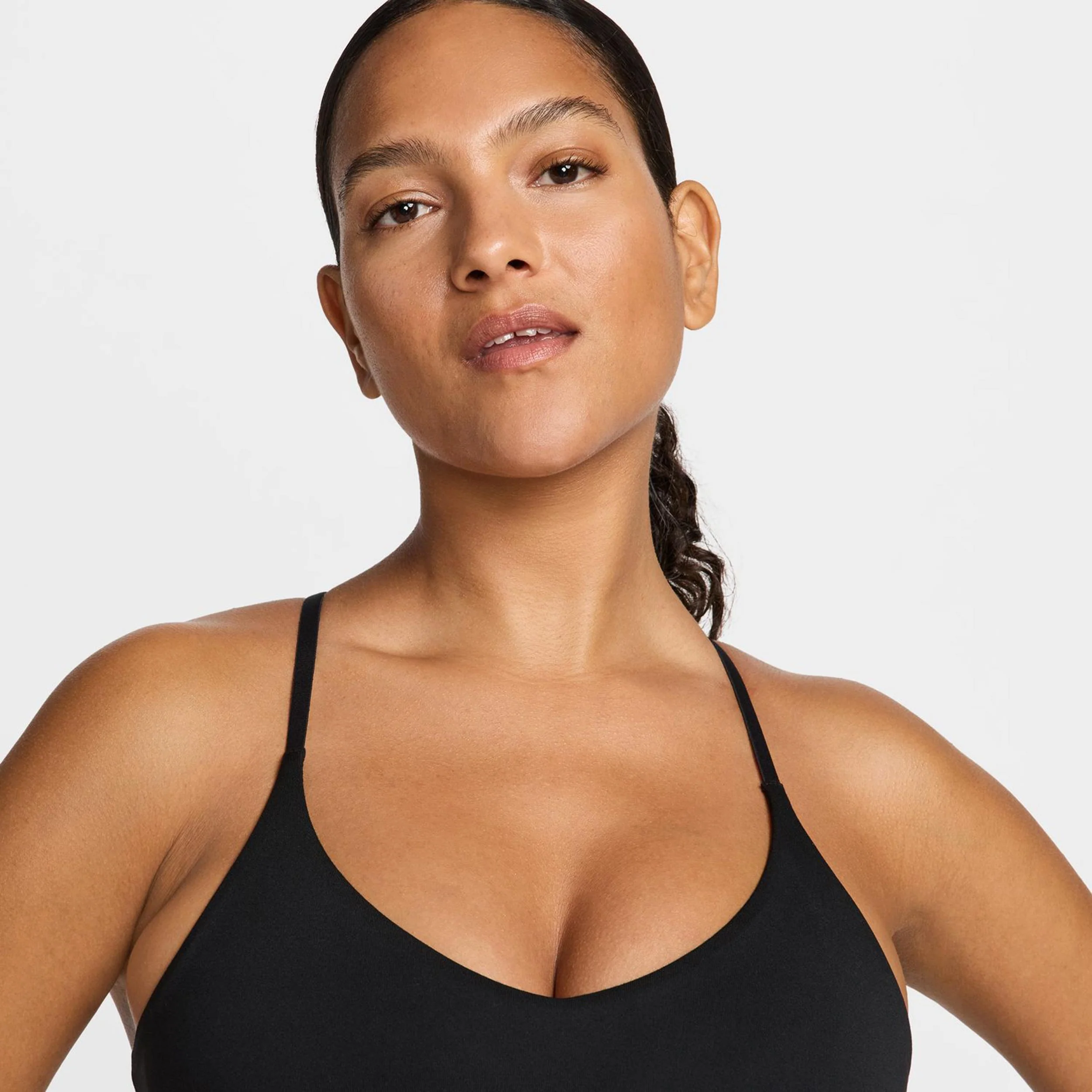 Dri-Fit INDY LGT Support Sport-BH Damen-schwarz - Image 7