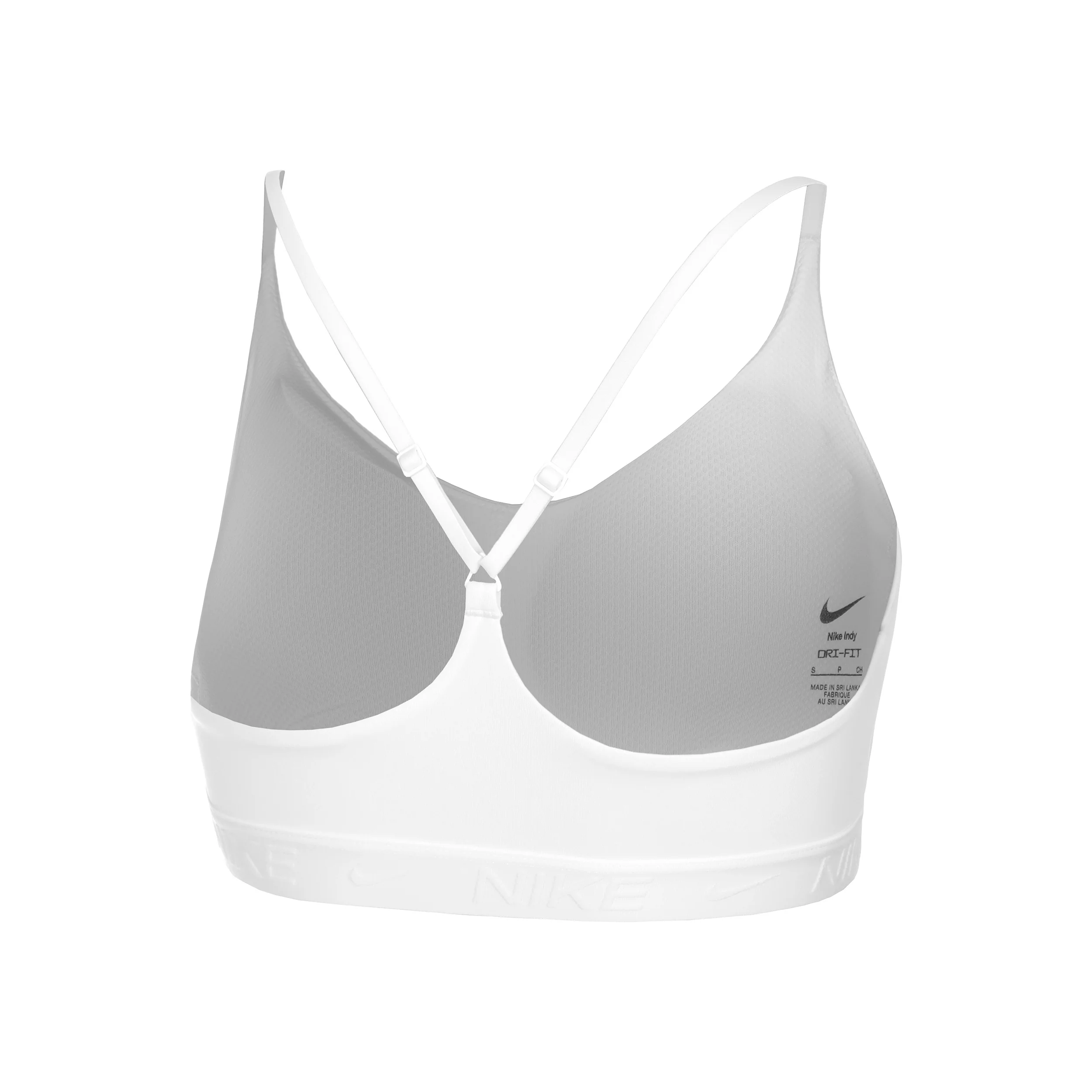 Dri-Fit INDY LGT Support Sport-BH Damen-weiß - Image 2