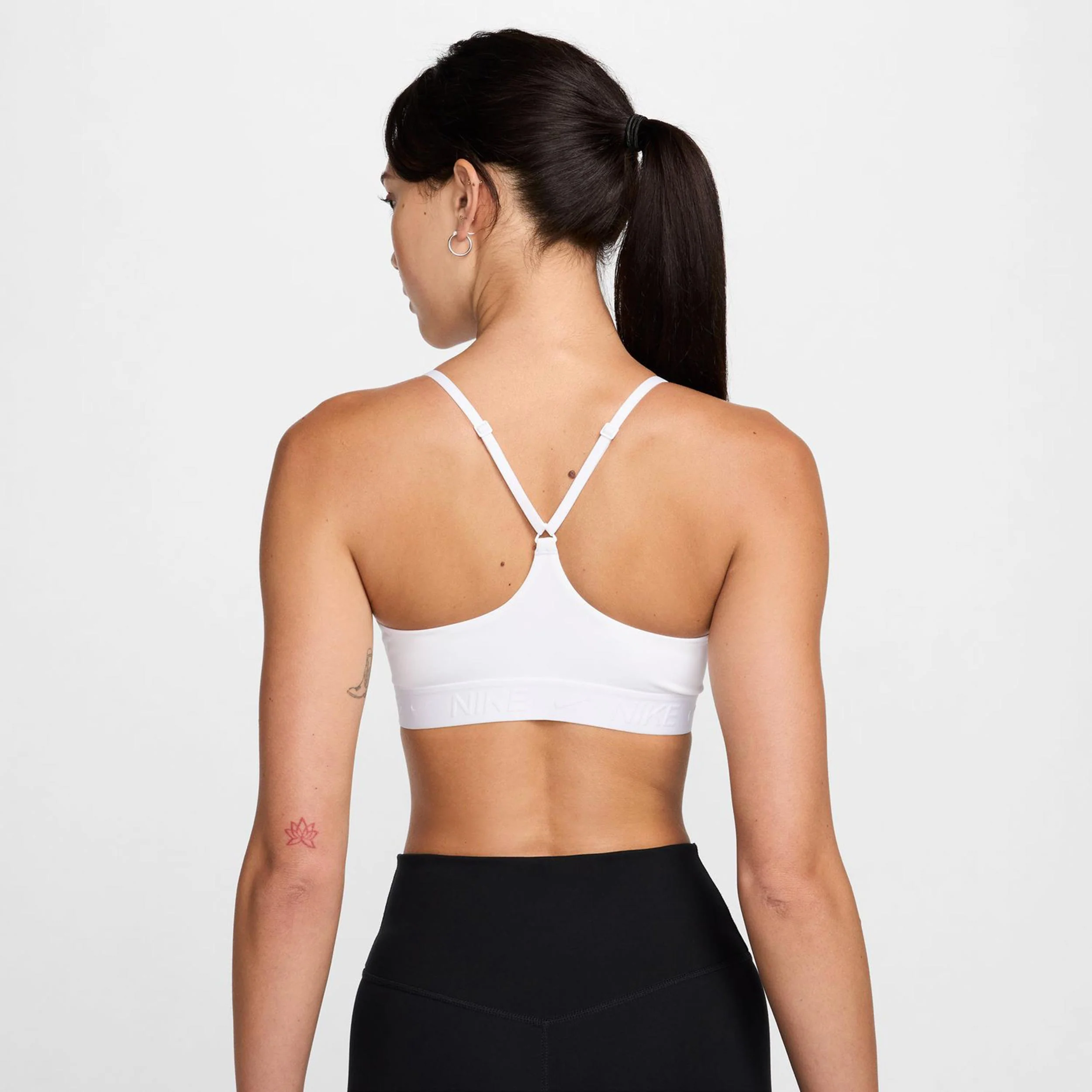 Dri-Fit INDY LGT Support Sport-BH Damen-weiß - Image 5
