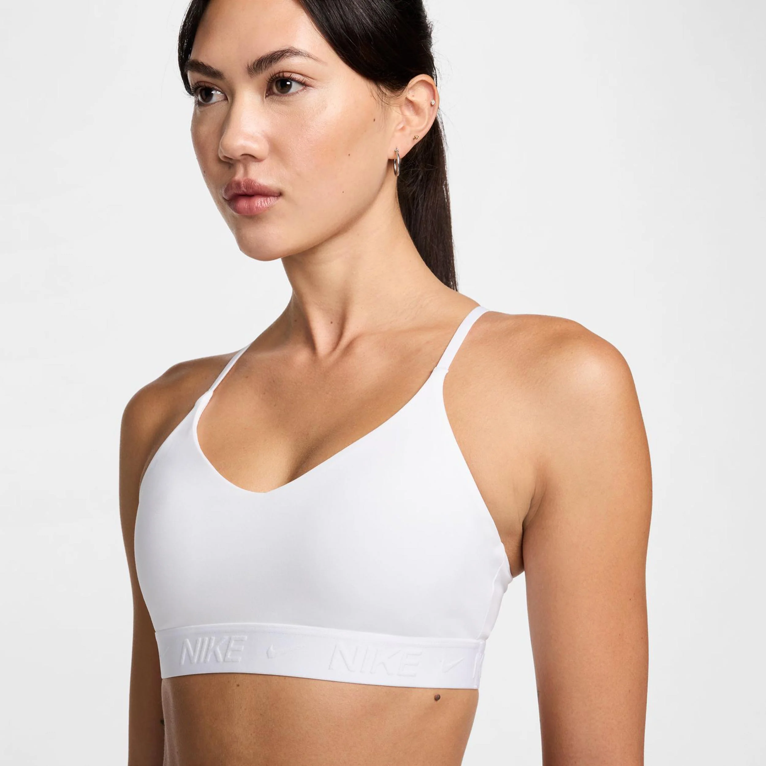 Dri-Fit INDY LGT Support Sport-BH Damen-weiß - Image 7