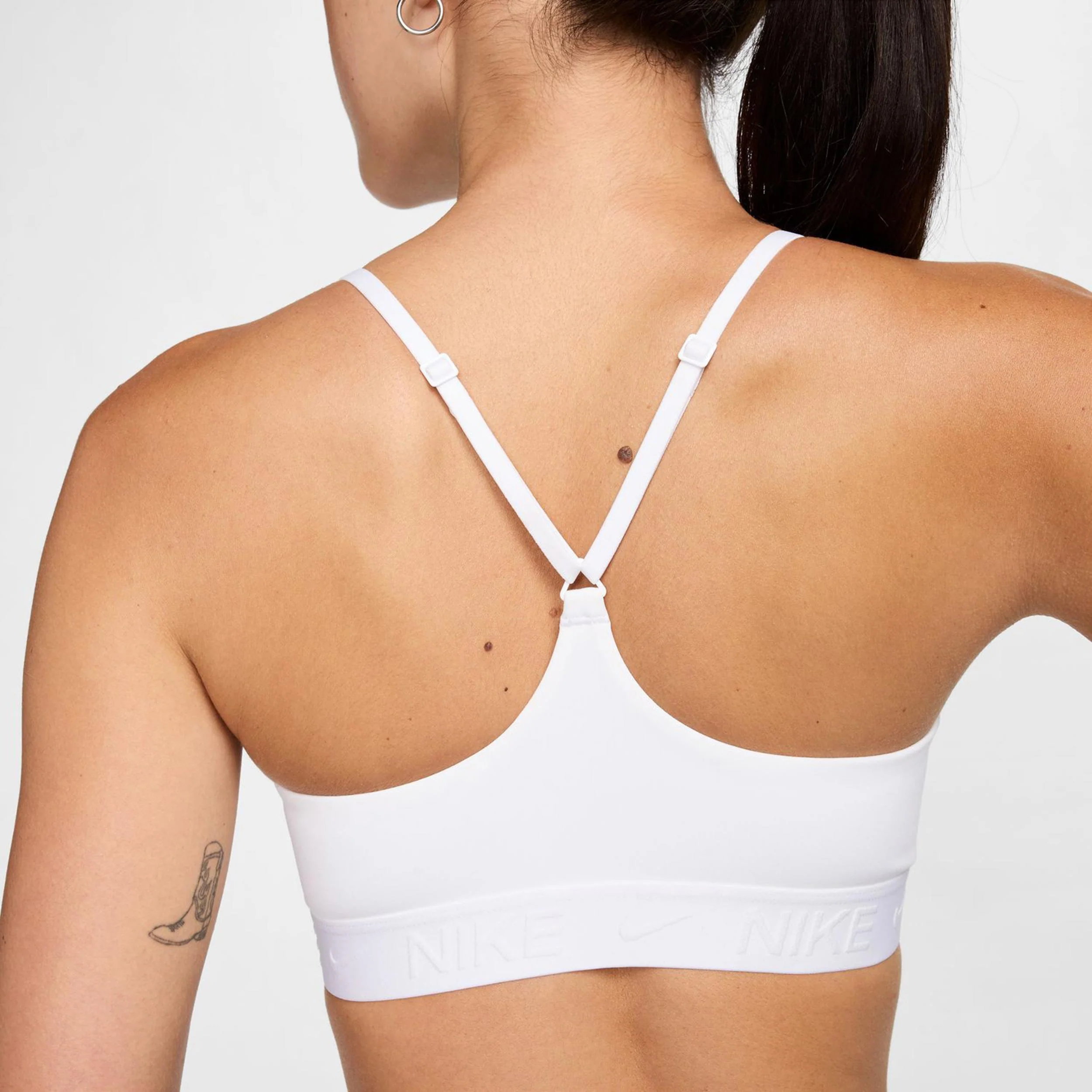 Dri-Fit INDY LGT Support Sport-BH Damen-weiß - Image 8
