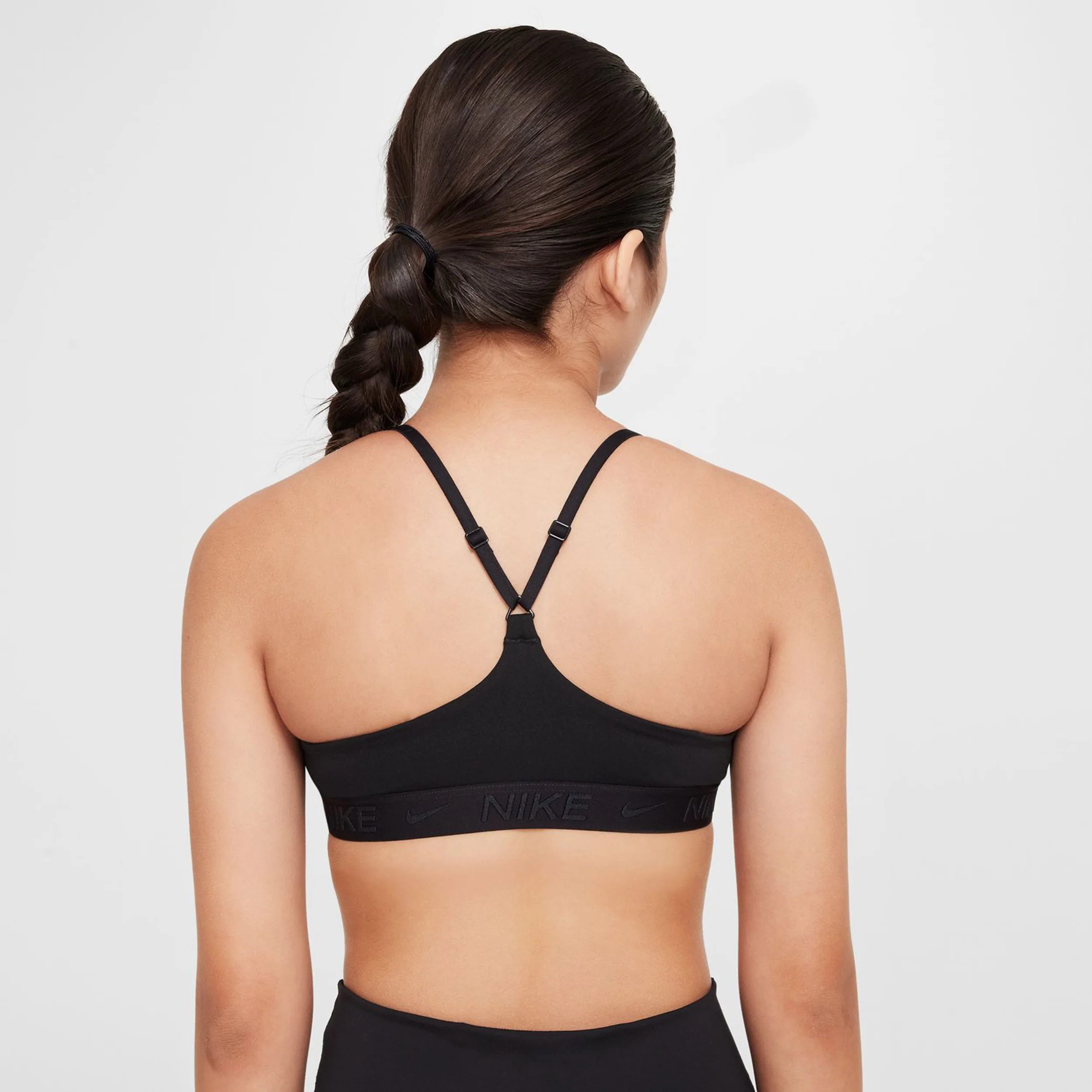 Dri-Fit Indy Sport-BH Mädchen-Schwarz - Image 5