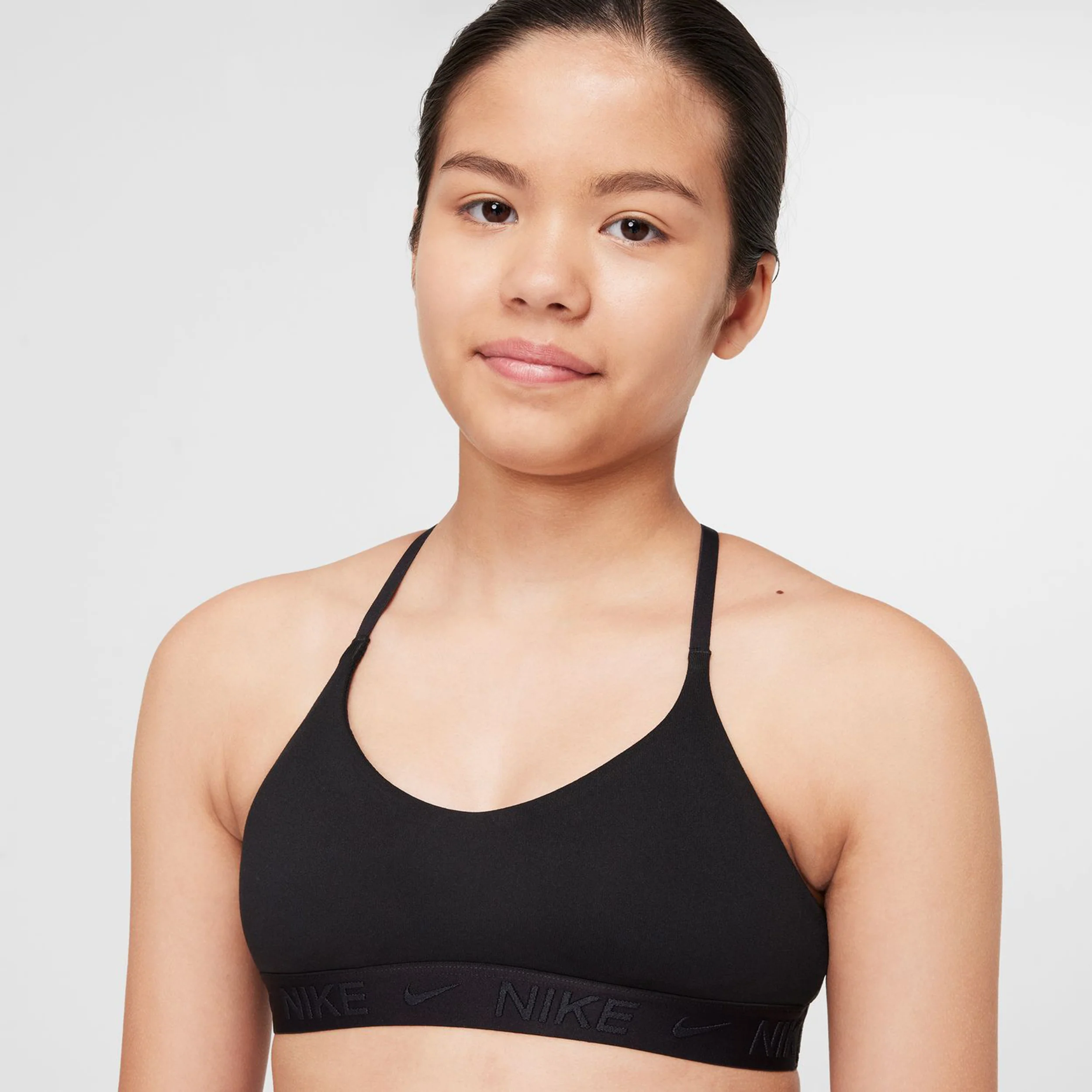 Dri-Fit Indy Sport-BH Mädchen-Schwarz - Image 6