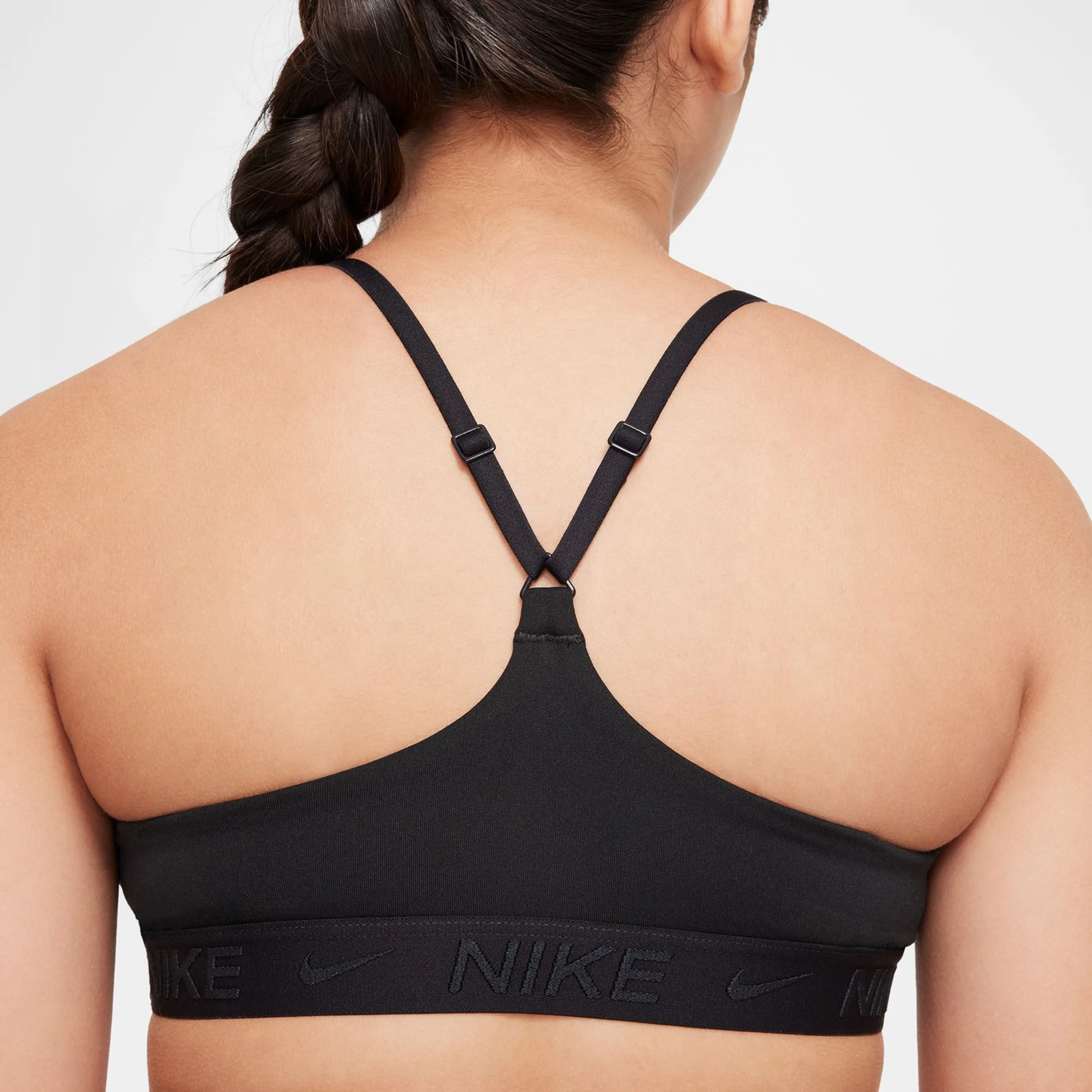 Dri-Fit Indy Sport-BH Mädchen-Schwarz - Image 8