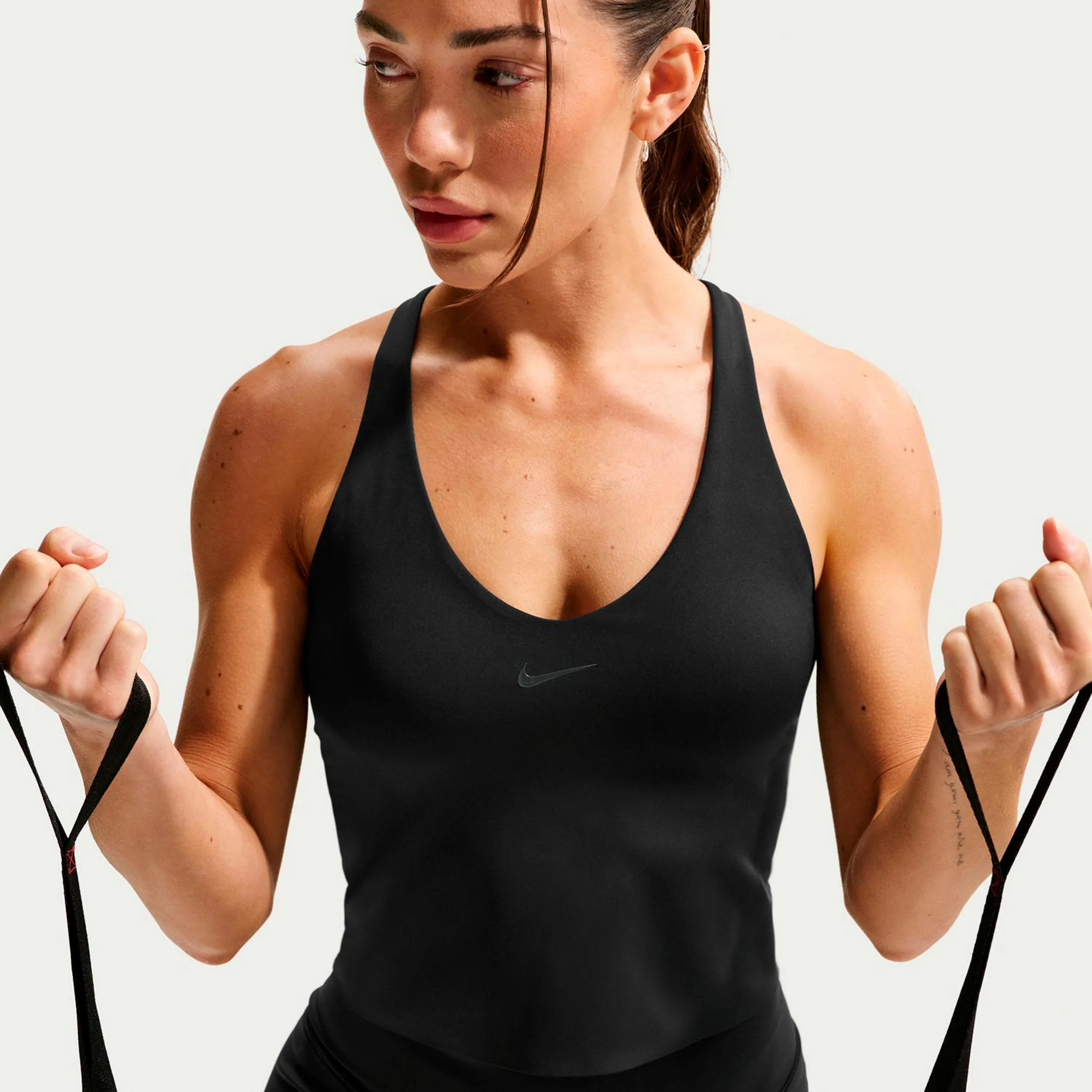 Dri-Fit Medium Support Tank-Top Damen - schwarz, anthrazit - Image 5