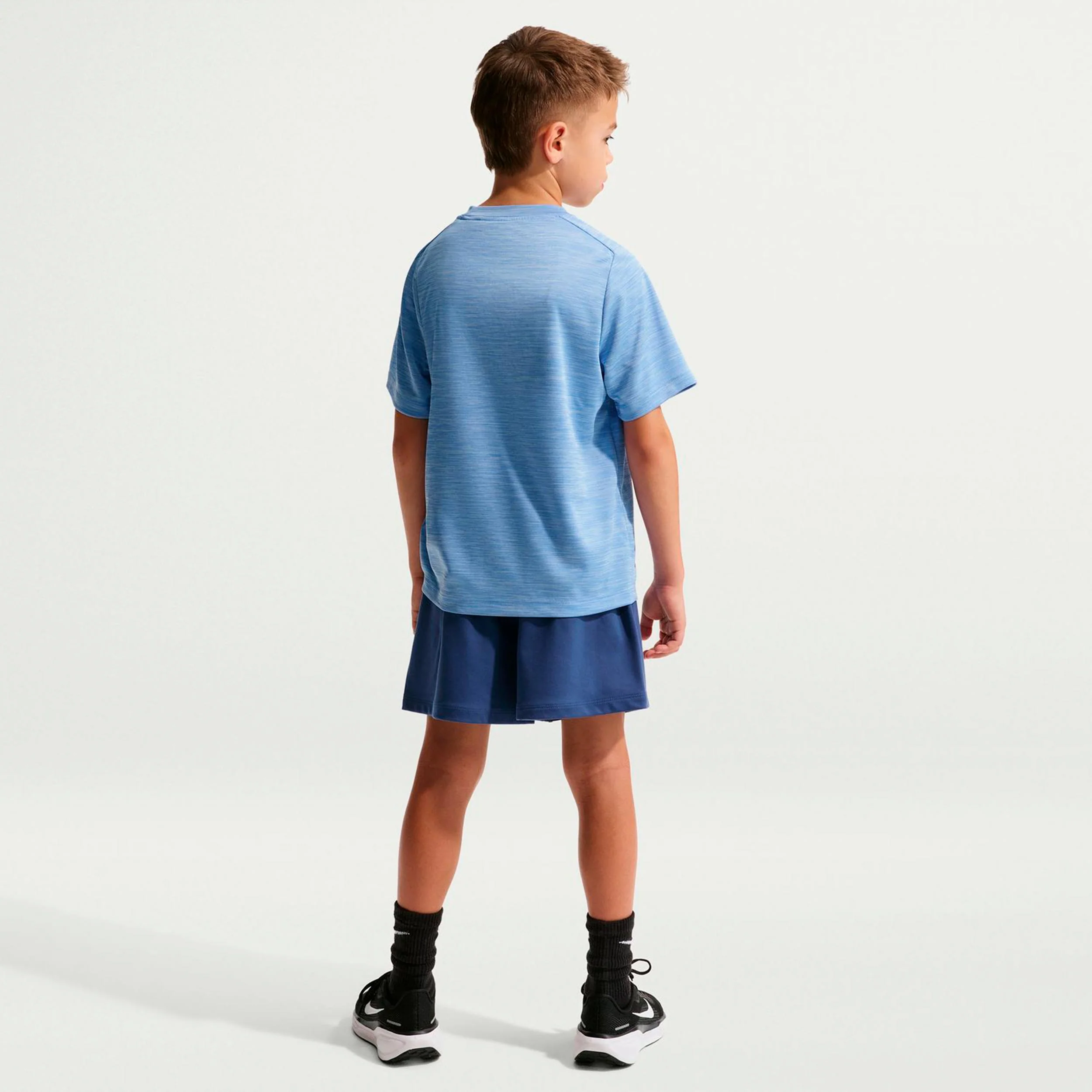 Dri-FIT Multi Heather T-Shirt Kinder - blau, hellblau - Image 3