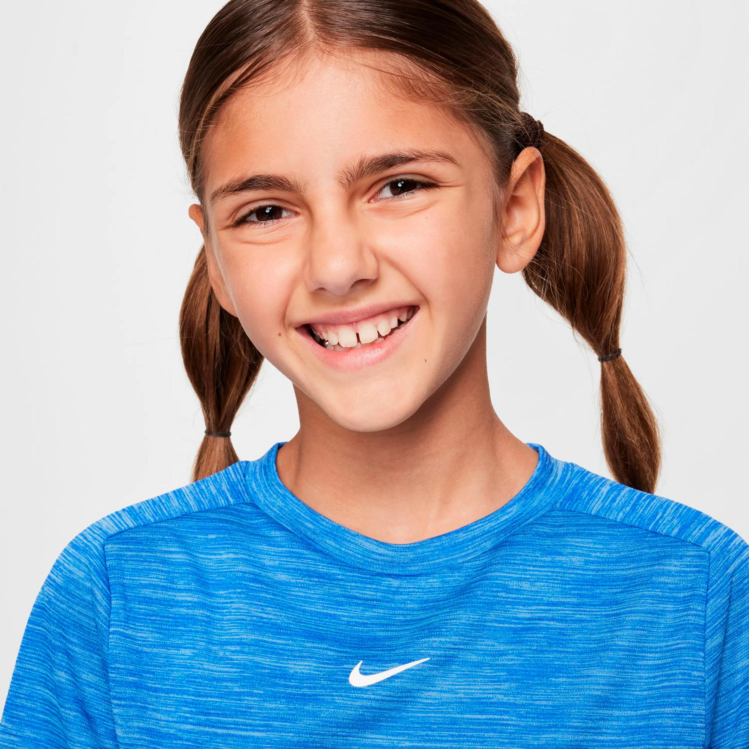 Dri-FIT Multi Heather T-Shirt Kinder-blau, weiß - Image 5