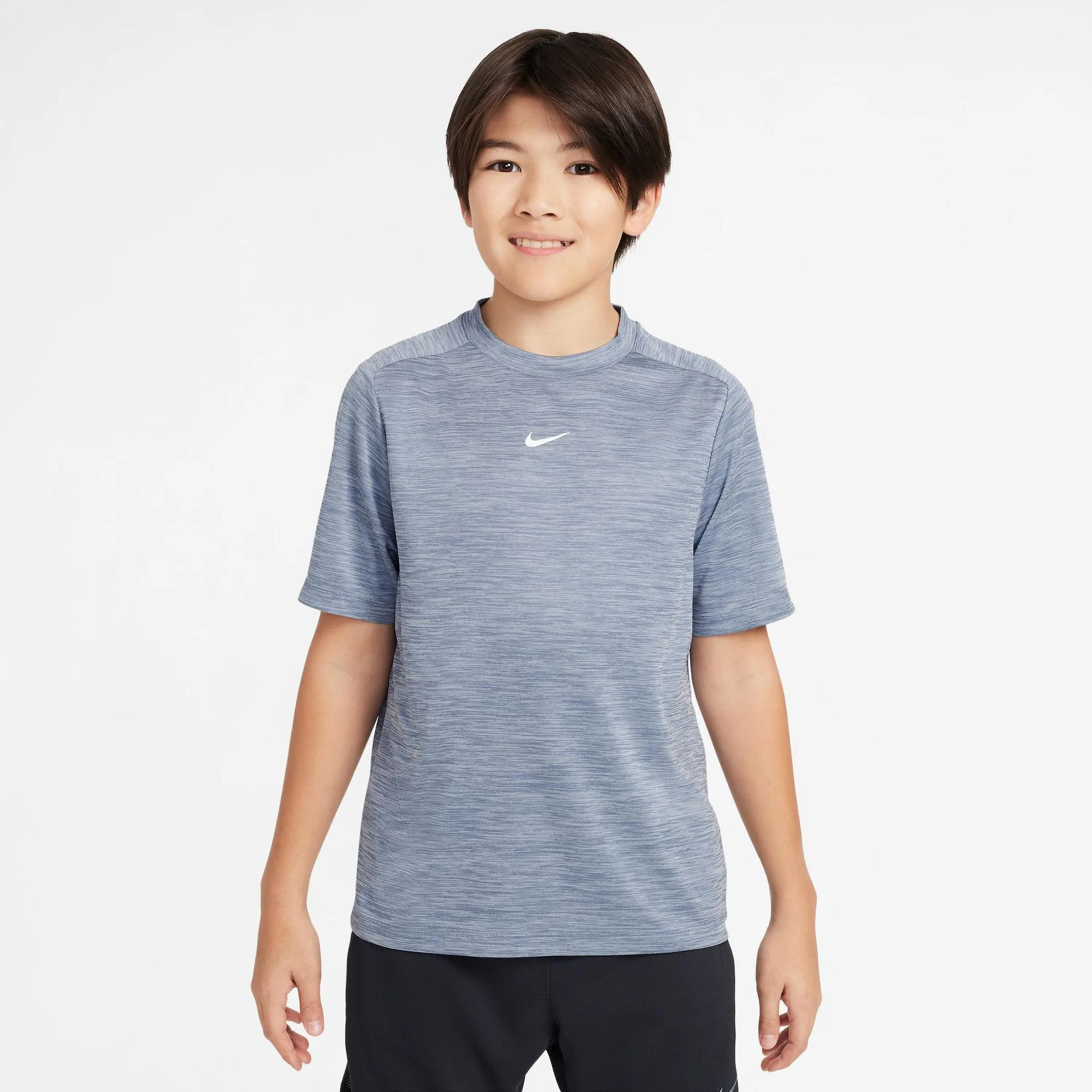 Dri-Fit Multi Heather T-Shirt Kinder-Blaugrau