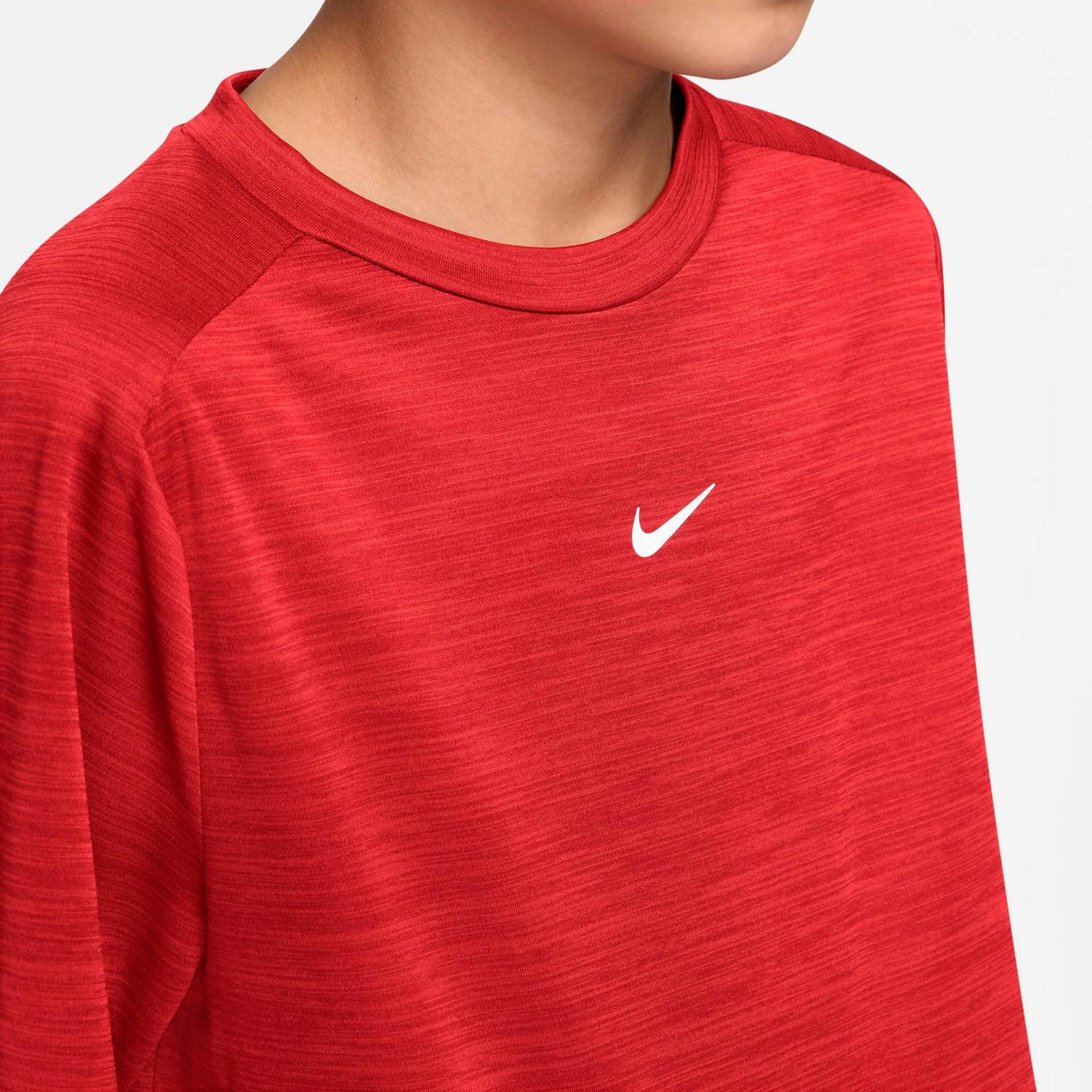 Dri-FIT Multi Heather T-Shirt Kinder-dunkelrot - Image 3