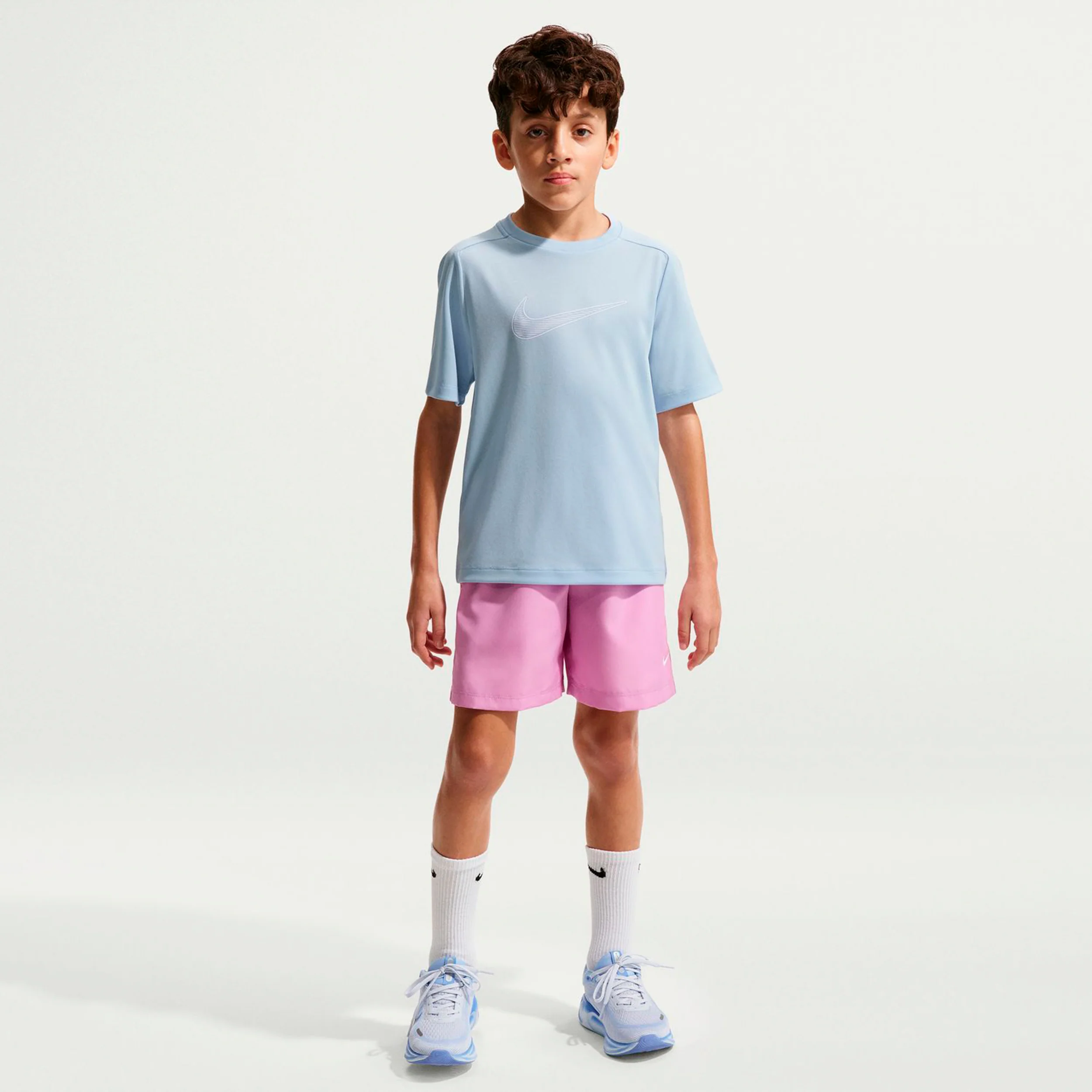 Dri-Fit Multi T-Shirt Jungen - hellblau, weiß - Image 2