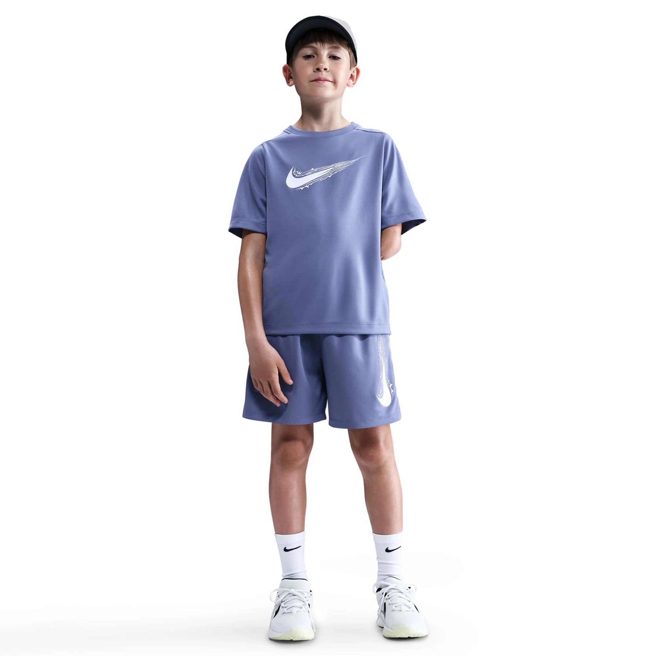 Dri-Fit Multi T-Shirt Kinder-Blaugrau - Image 2