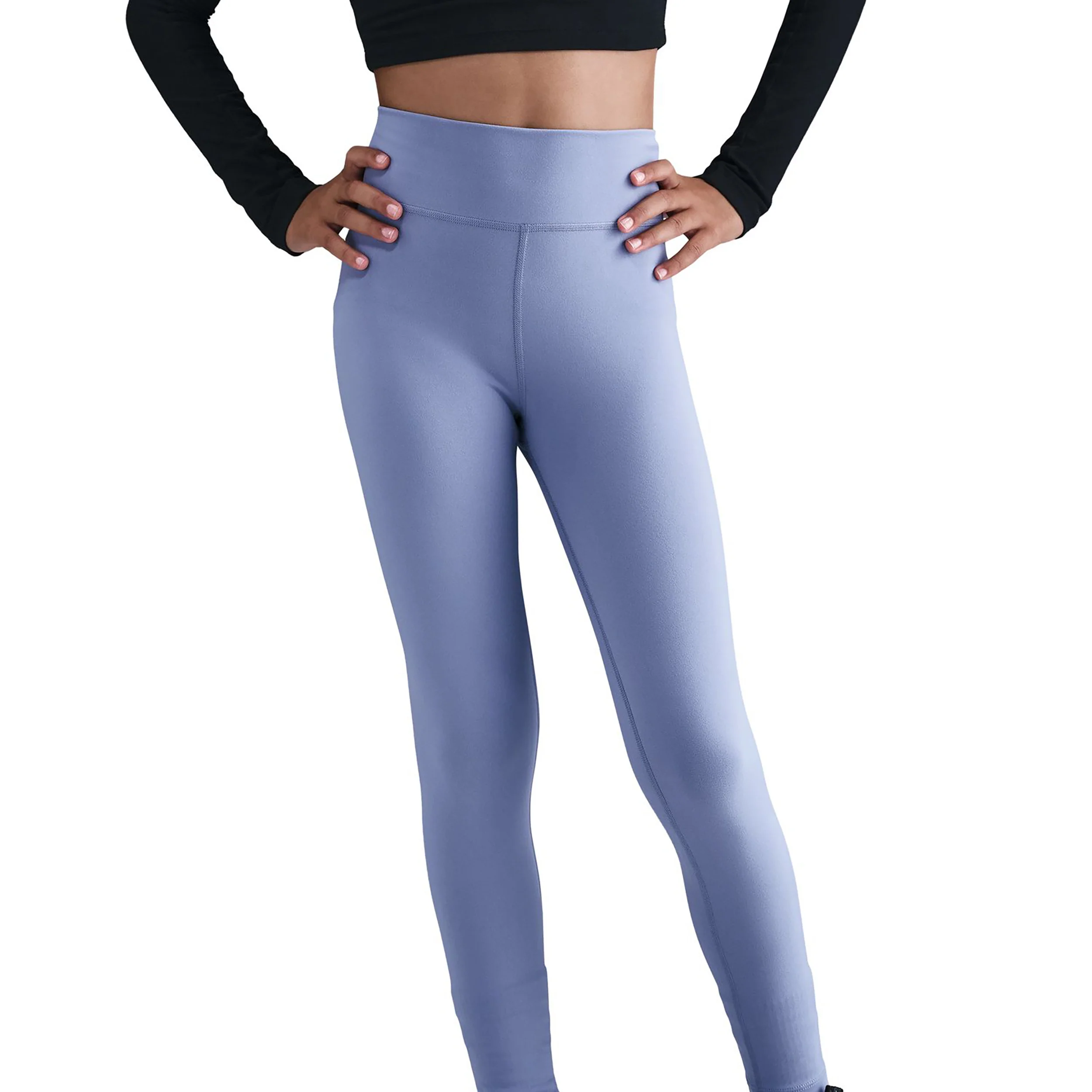 Dri-FIT One All Over Print Tight Mädchen - blaugrau, weiß - Image 3
