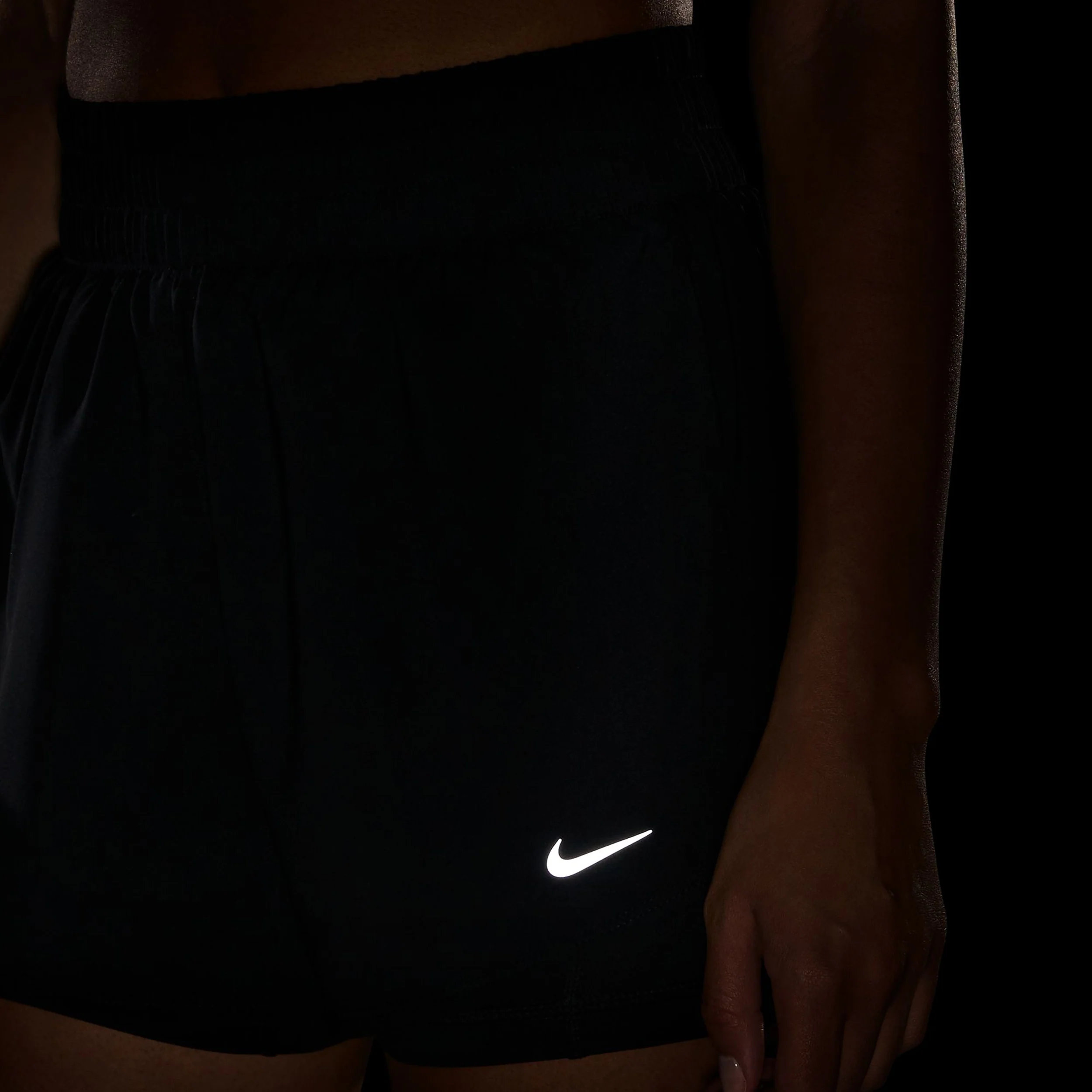 Dri-Fit One Heritage 3in 2in1 Shorts Damen-Schwarz - Image 11