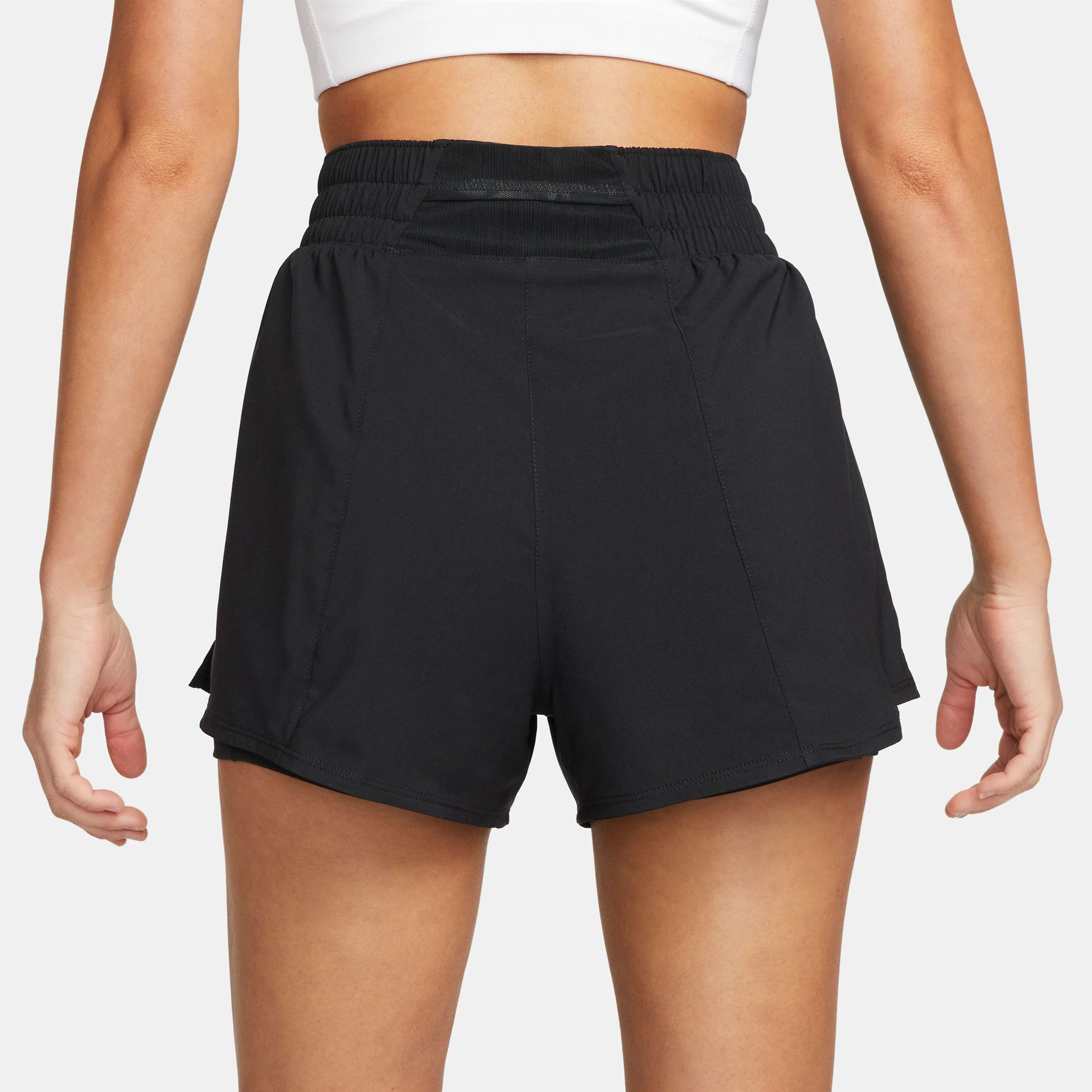 Dri-Fit One Heritage 3in 2in1 Shorts Damen-Schwarz - Image 6
