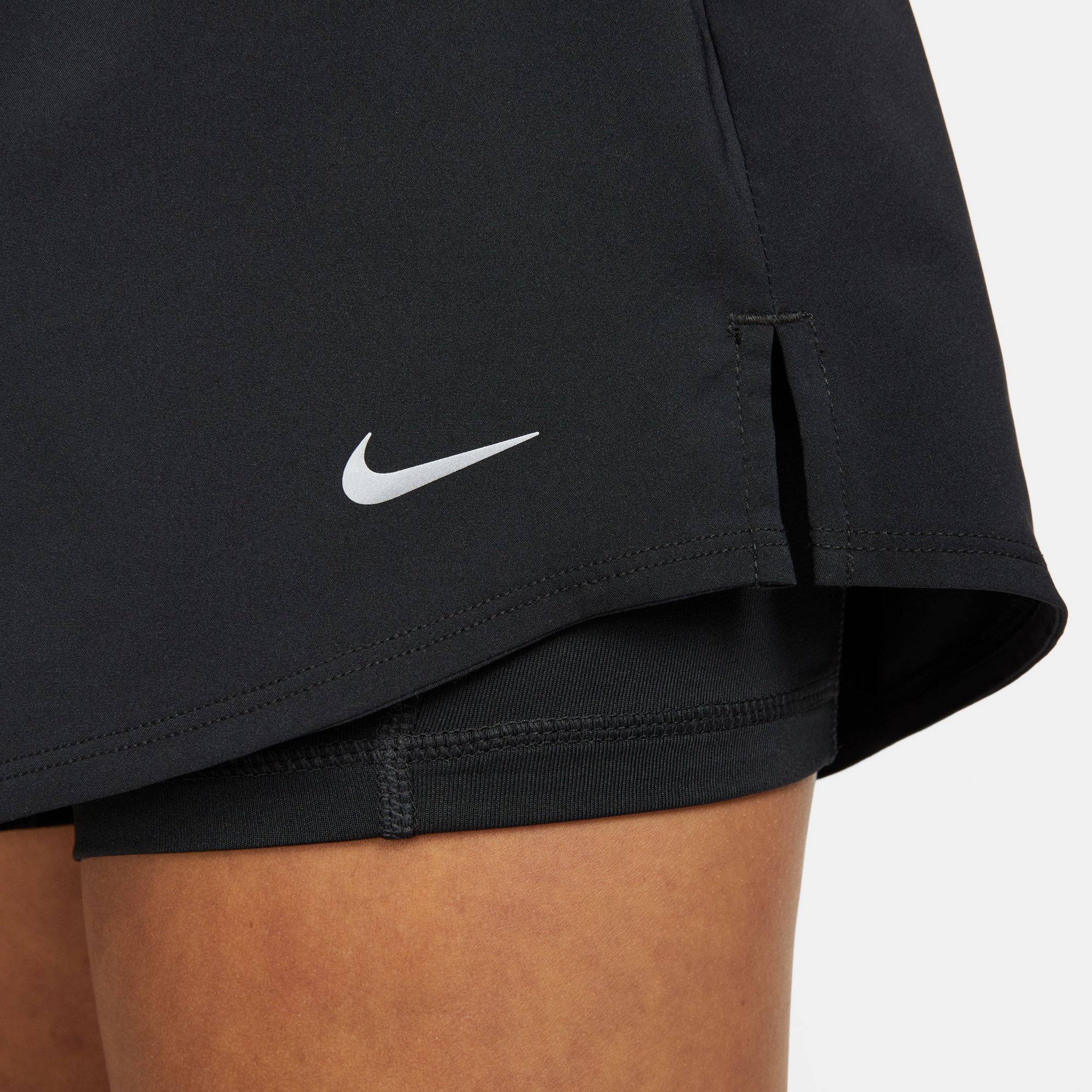 Dri-Fit One Heritage 3in 2in1 Shorts Damen-Schwarz - Image 9