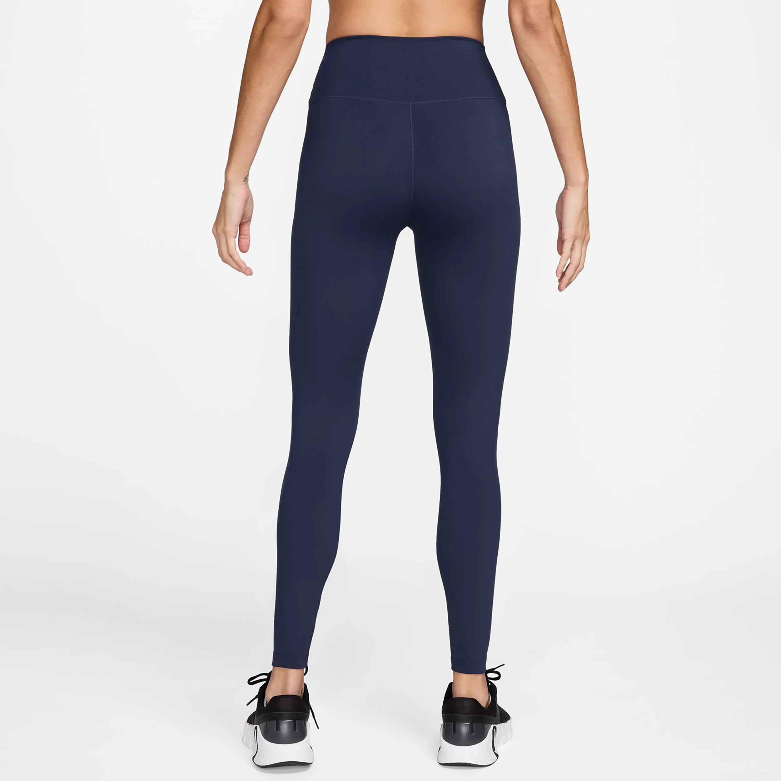 Dri-FIT One High Rise Tight Damen - dunkelblau, weiß - Image 2