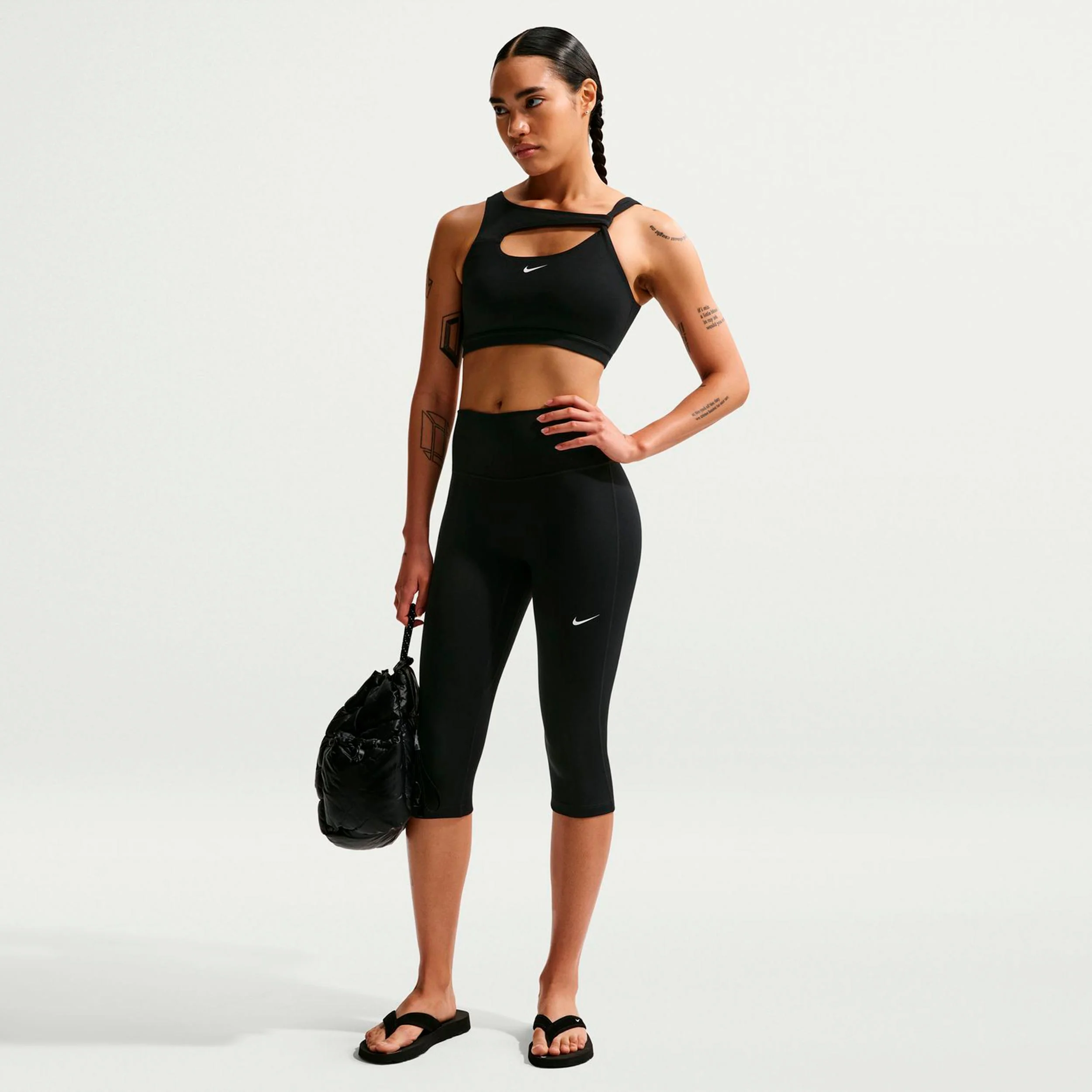 Dri-Fit One High Rise Tight Damen-schwarz - Image 2
